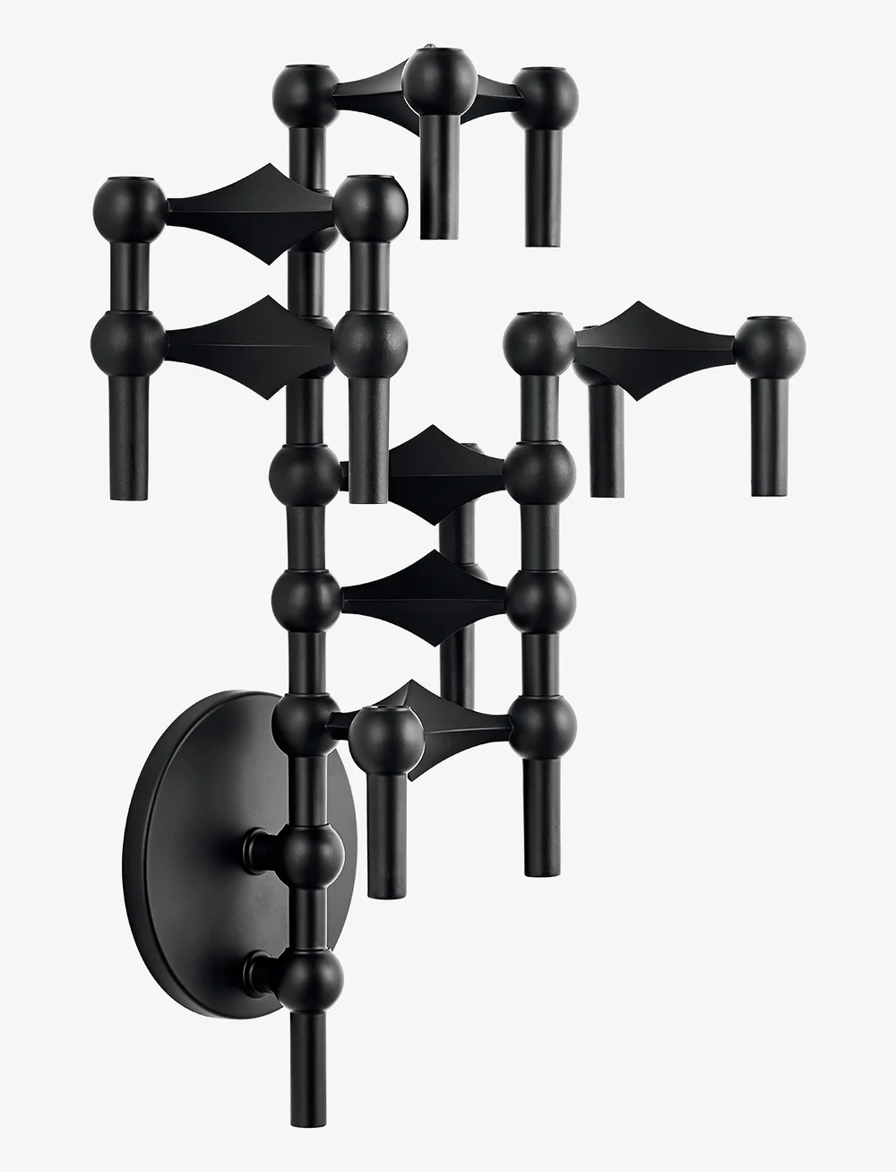 STOFF Nagel - STOFF Nagel wall hanger - black - kerzenständer - black - 3