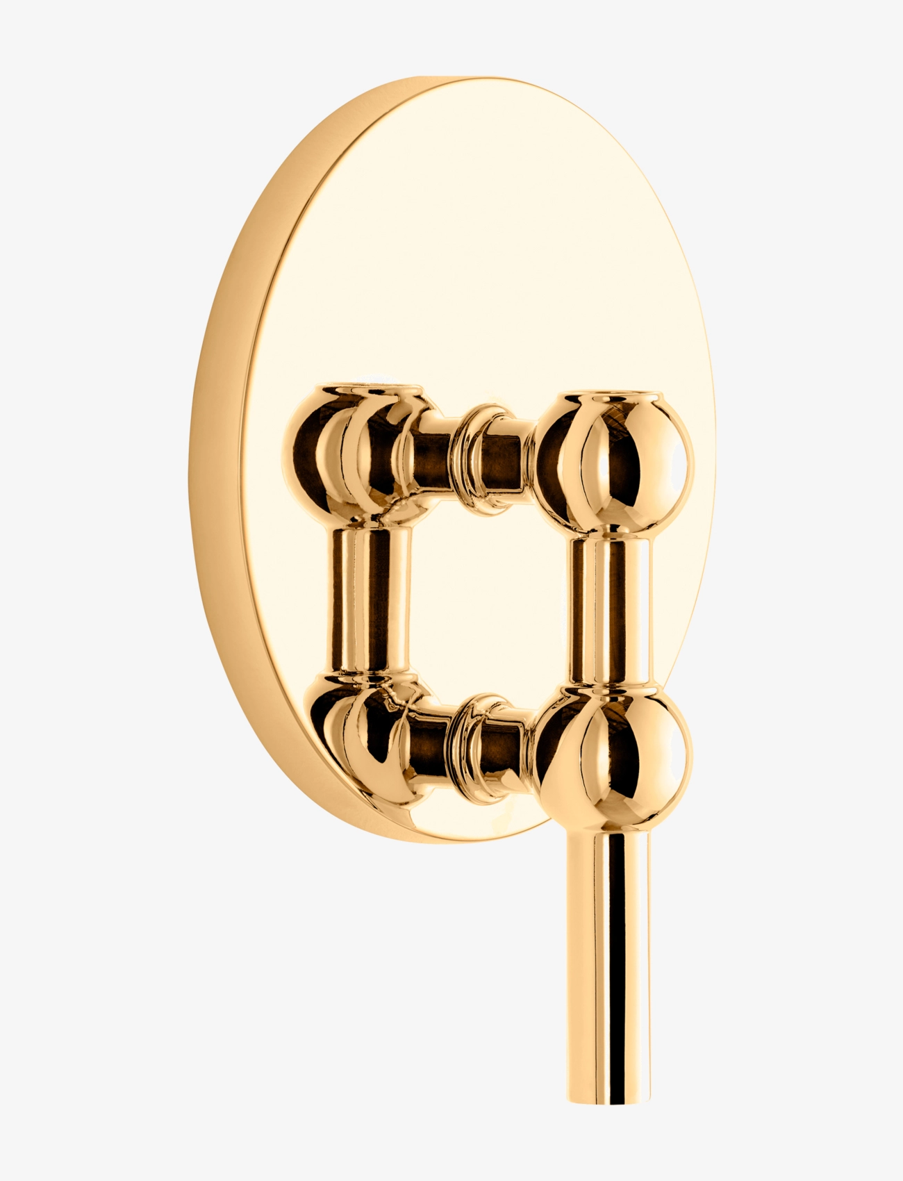 STOFF Nagel Wall Hanger Solid Brass, Lysestage, Guld, Str: 14.5X11CM