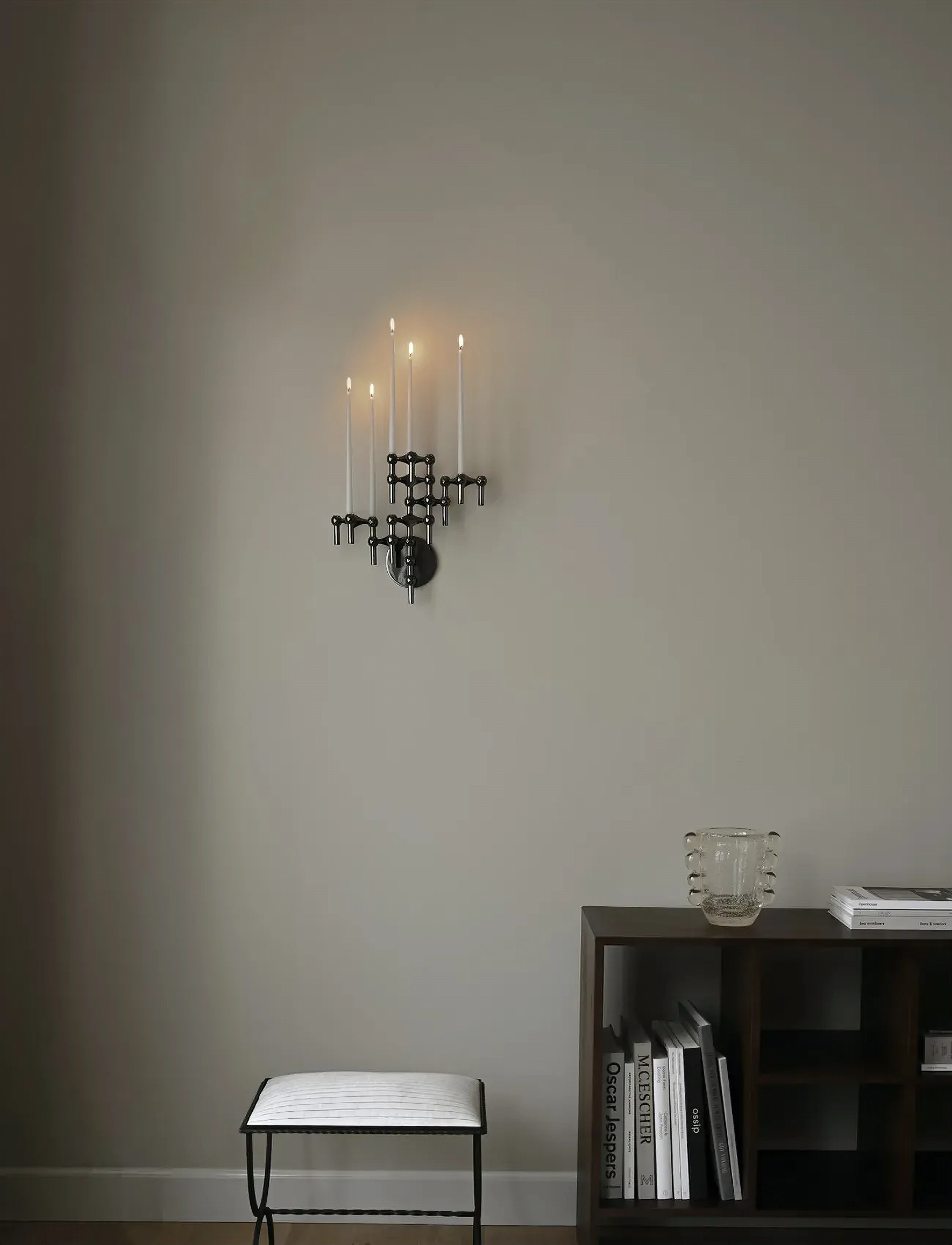 STOFF Nagel - STOFF Nagel wall hanger - black chrome - køb efter pris - black chrome - 2