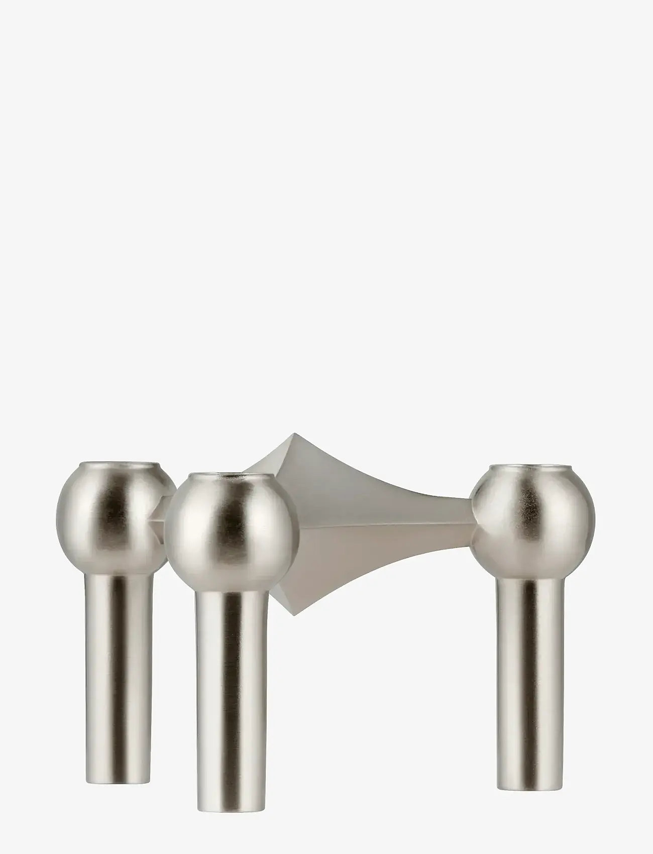 STOFF Nagel - Nagel candle holder - brushed chrome - nach preis einkaufen - brushed chrome - 0