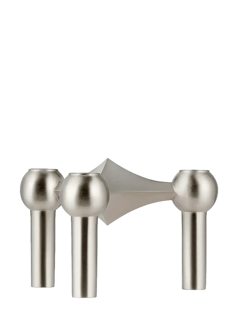 STOFF Nagel - Nagel candle holder - brushed chrome - nach preis einkaufen - brushed chrome - 0