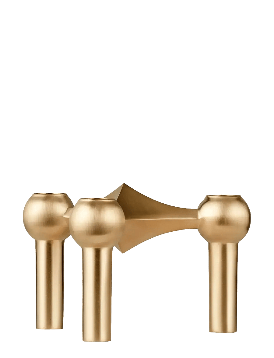 STOFF Nagel - Nagel candle holder - brushed brass - nach preis einkaufen - brushed brass - 1