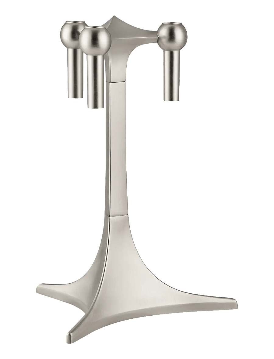 STOFF Nagel - STOFF Nagel stand - brushed chrome - kerzenständer - brushed chrome - 1