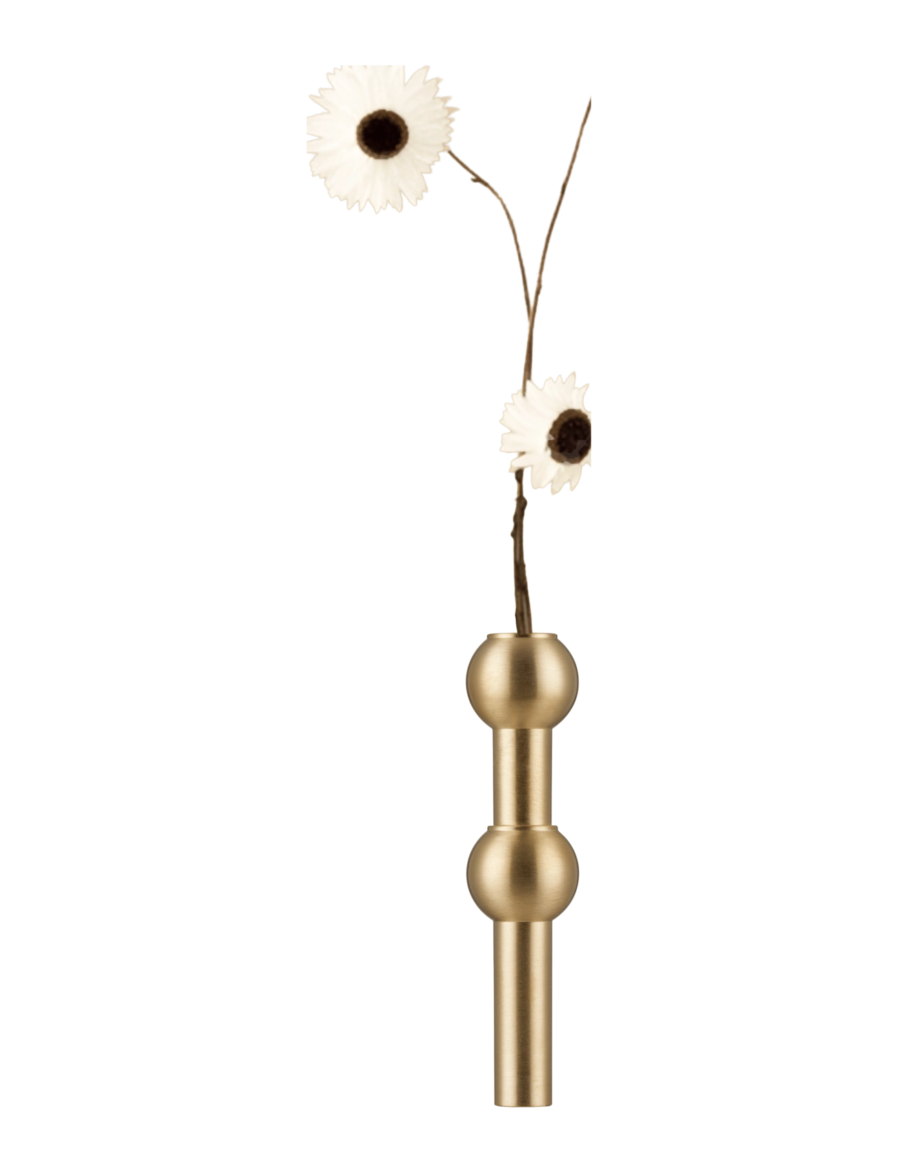 STOFF Nagel Vase Brushed Brass, Vase, Guld, Str: 10X 2.4CM