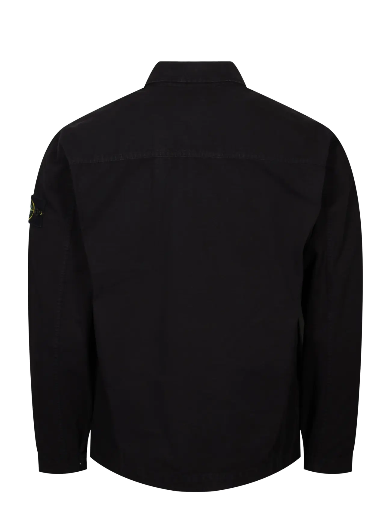 Stone Island - Stretch Organic Cotton Twill Overshirt - forårsjakker - black - 1
