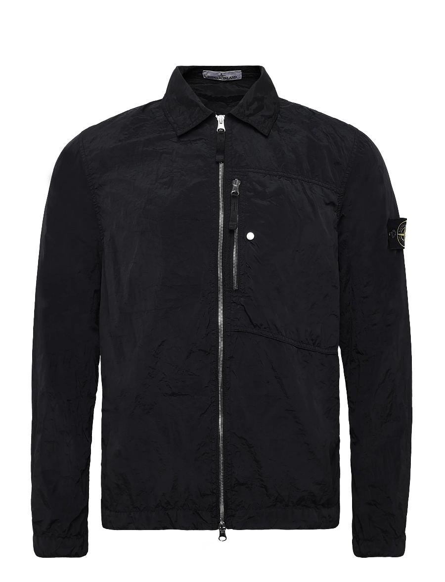 Stone Island - Nylon Metal Overshirt - höstjackor - black - 0