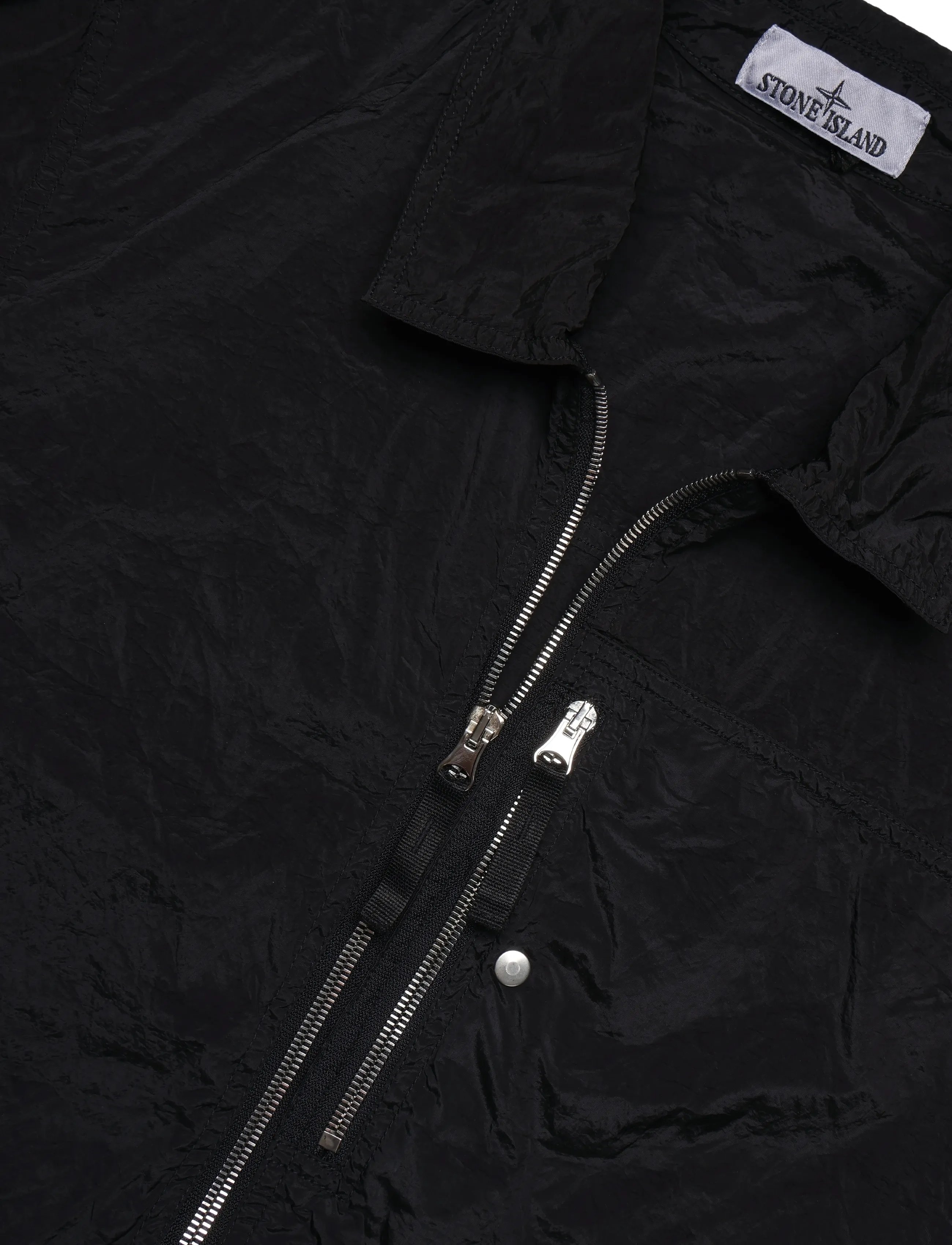 Stone Island - Nylon Metal Overshirt - black - 2