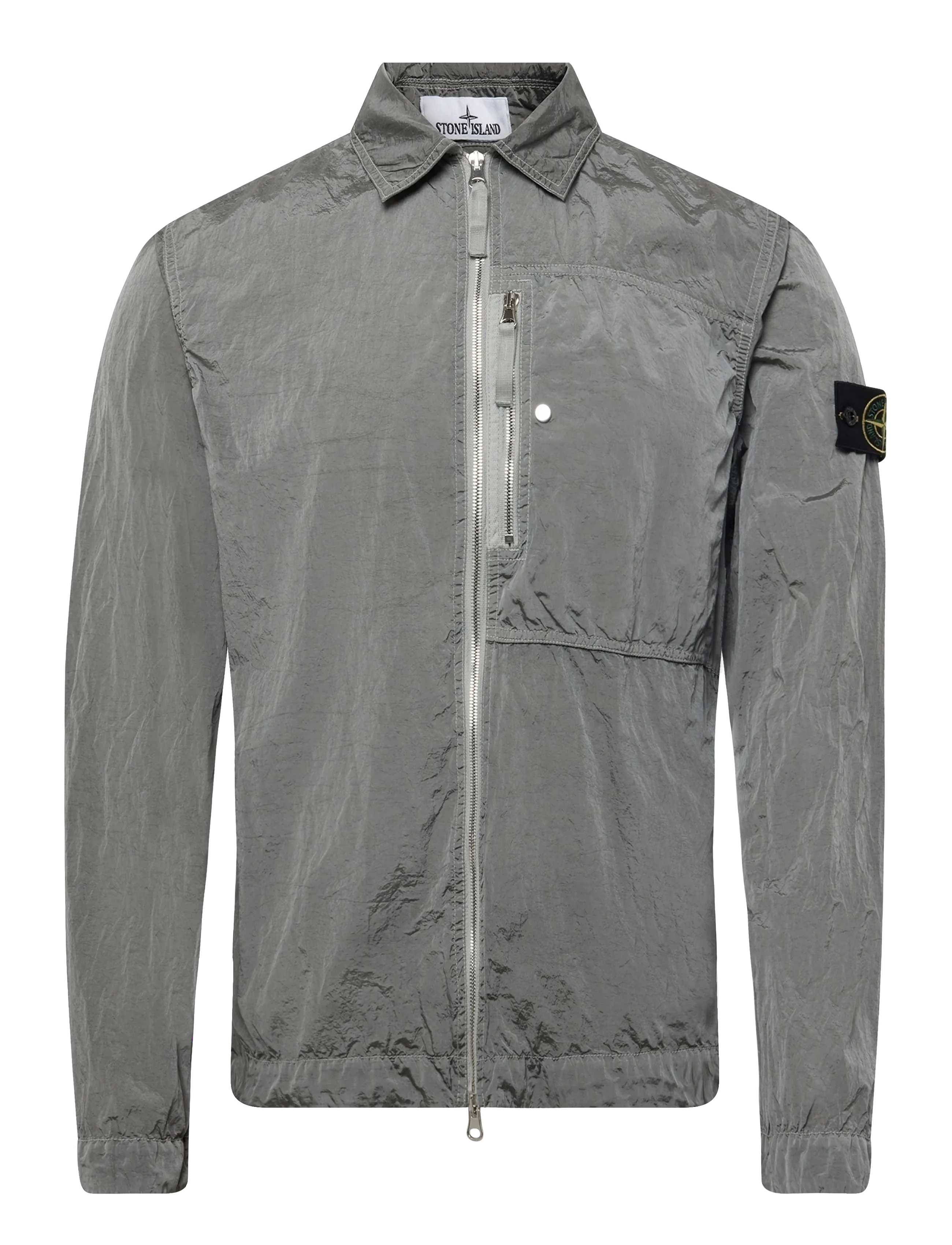 Stone Island Nylon Metal Overshirt - Jackets - GREY / grey