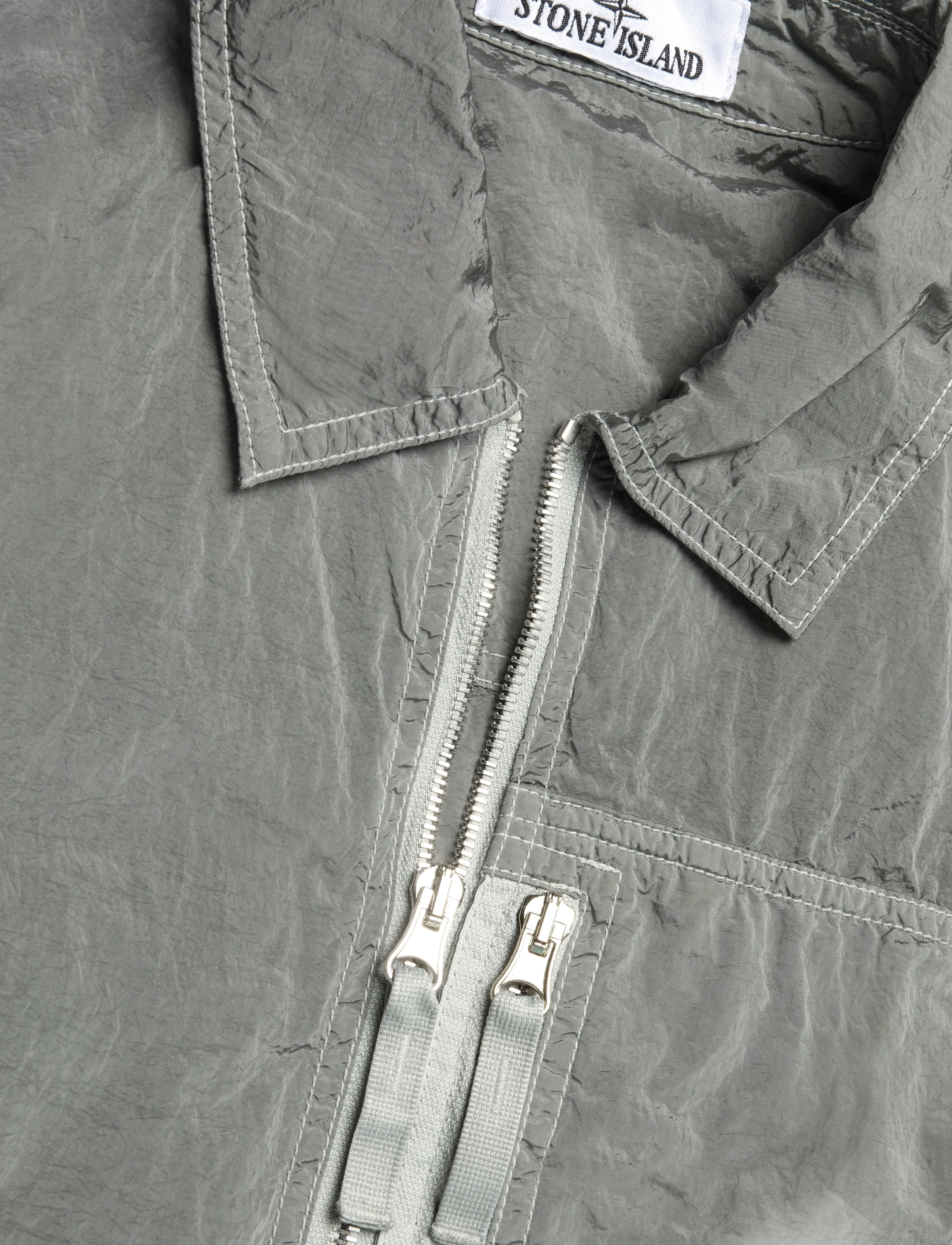 Stone Island - Nylon Metal Overshirt - grey - 2
