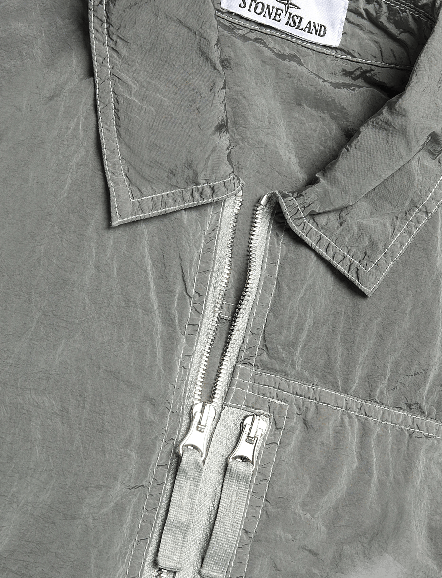 Stone Island - Nylon Metal Overshirt - herbstjacken - grey - 2