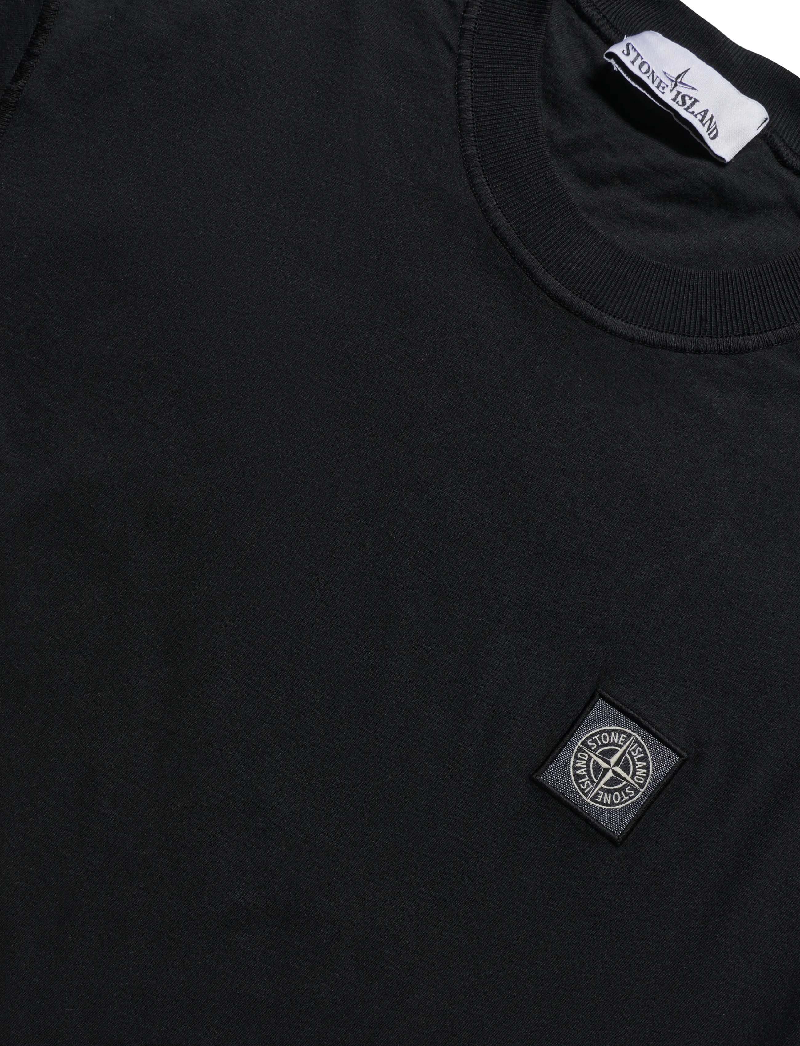 Stone Island - Men's Short-Sleeved T-Shirt - kortärmade t-shirts - black - 2