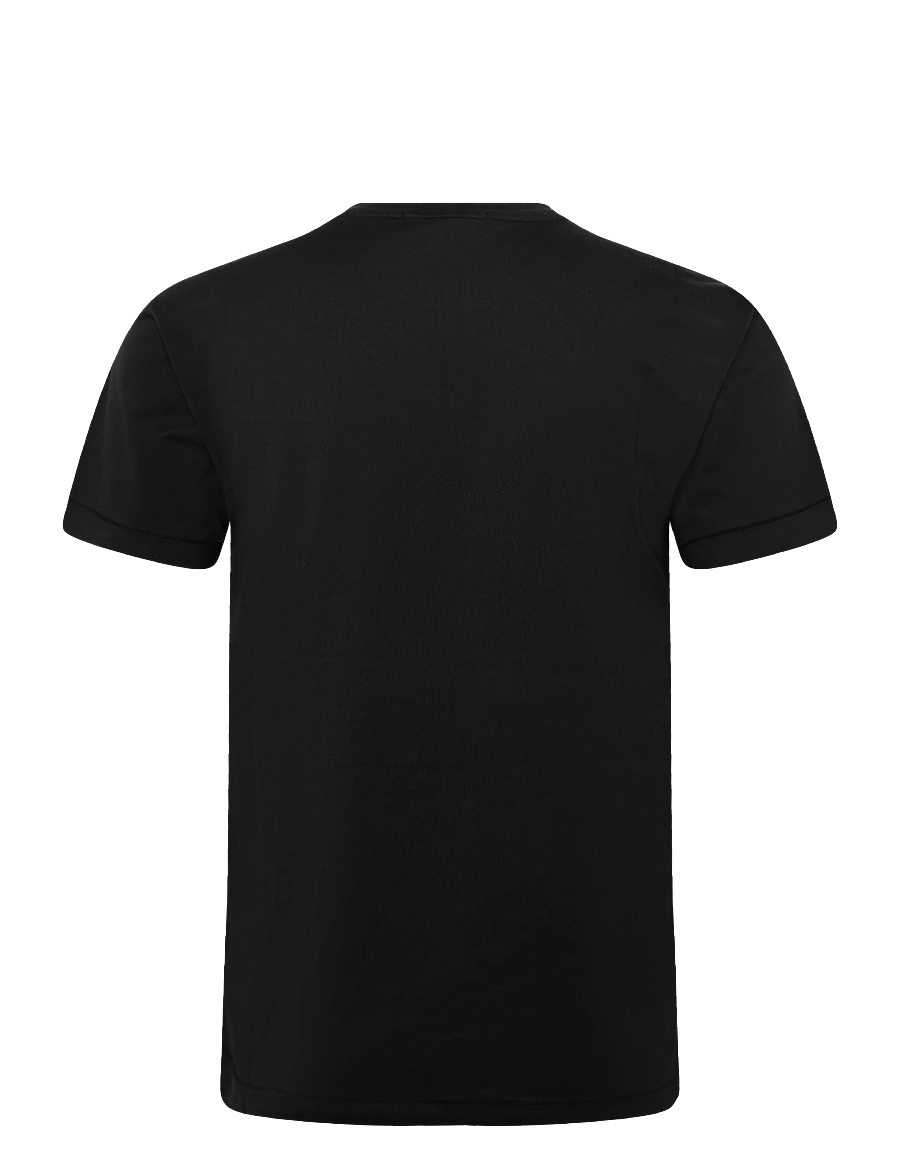 Stone Island - Logo T-shirt - kortärmade t-shirts - black - 1