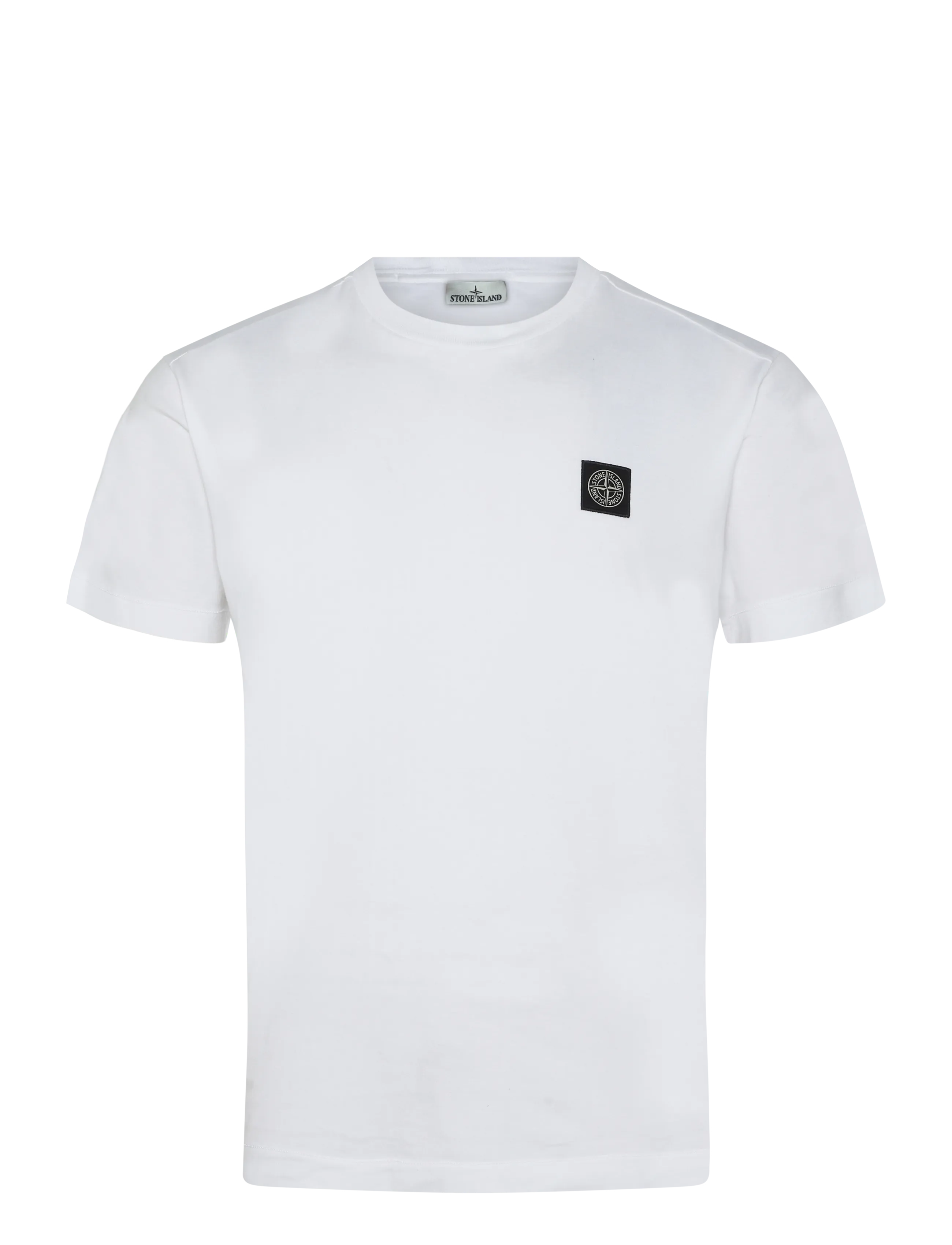 Stone Island Logo T-shirt - Kläder - WHITE / white
