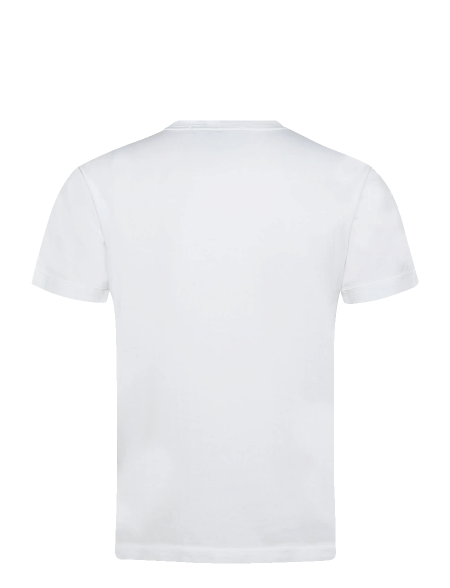 Stone Island - Logo T-shirt - kortärmade t-shirts - white - 1
