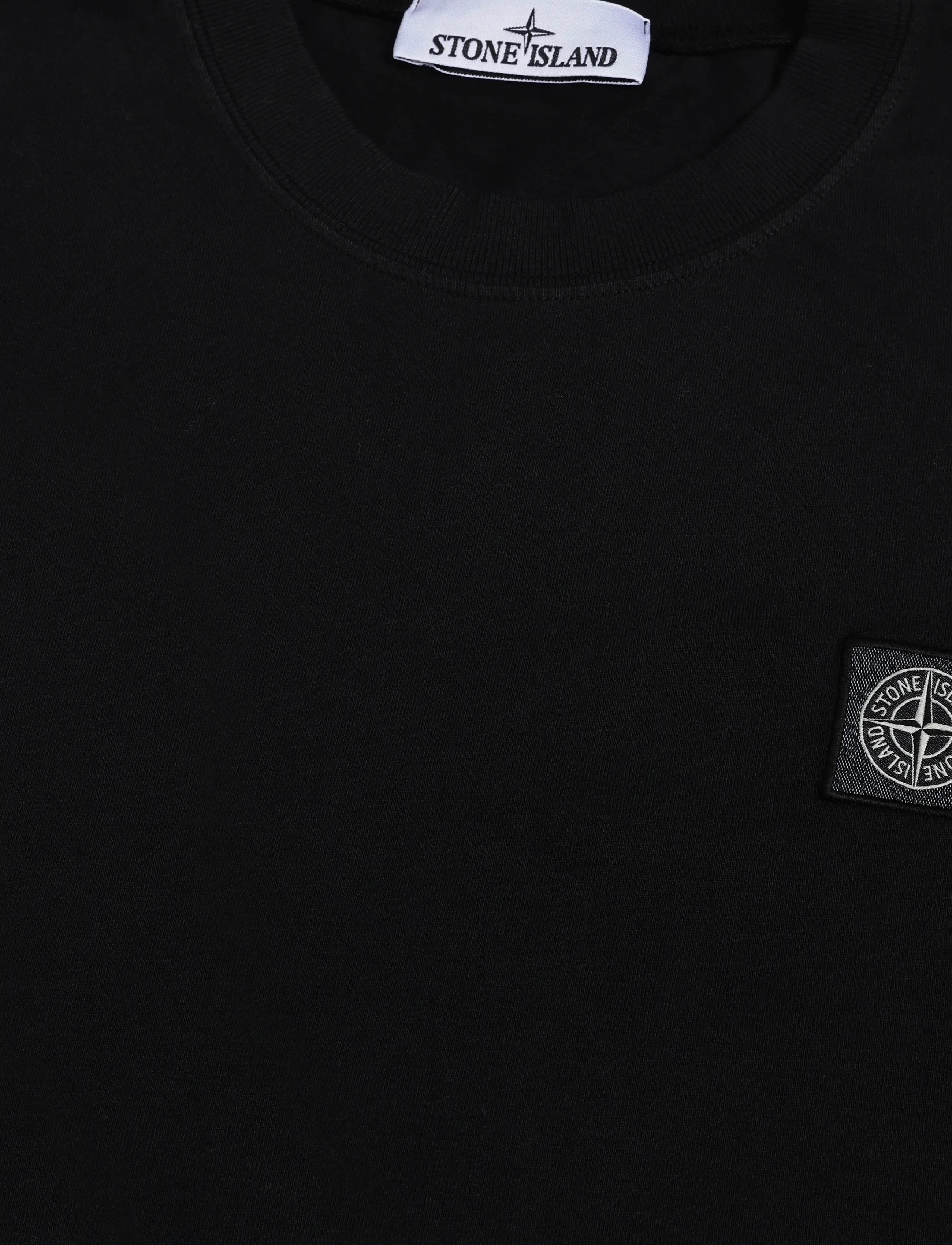 Stone Island - T-Shirt with Logo Patch - black - 2