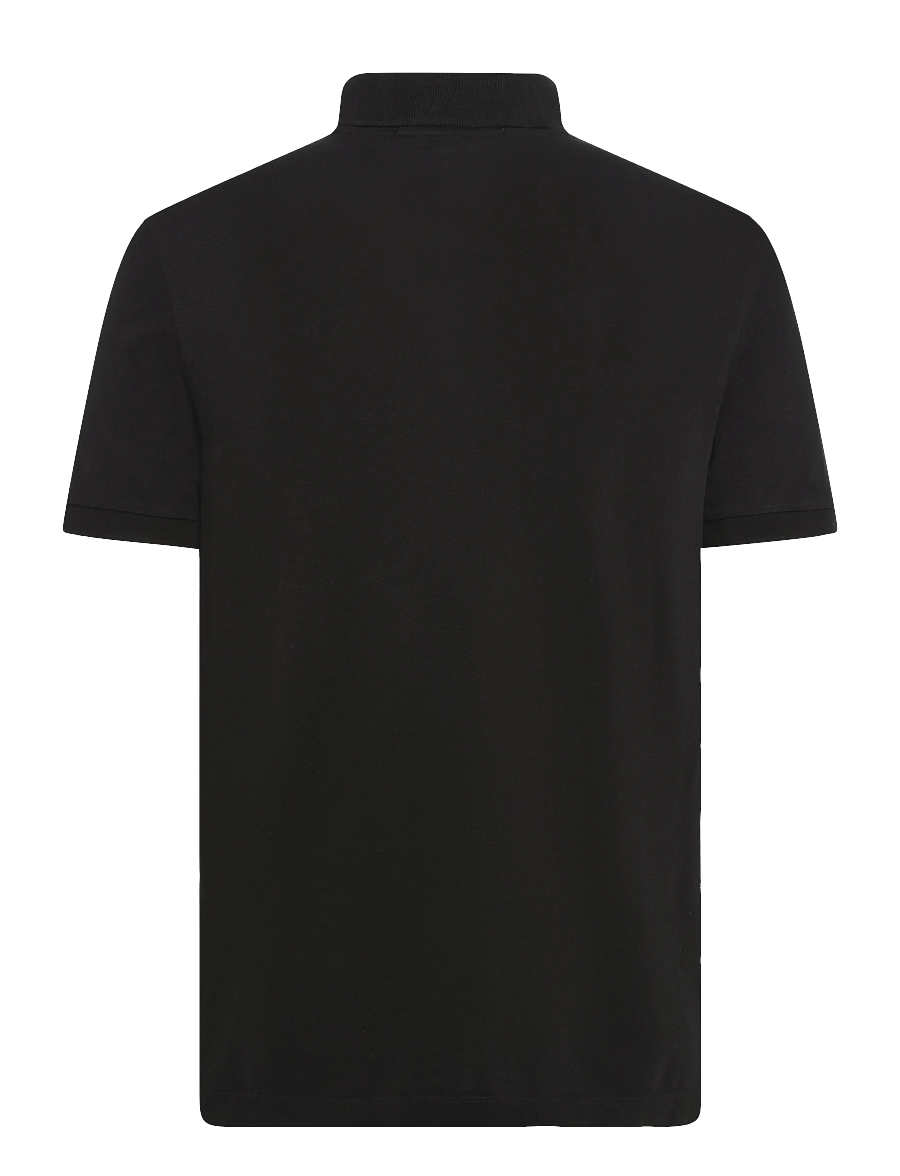 Stone Island - Men's Black Polo Shirt - kortärmade pikéer - black - 1