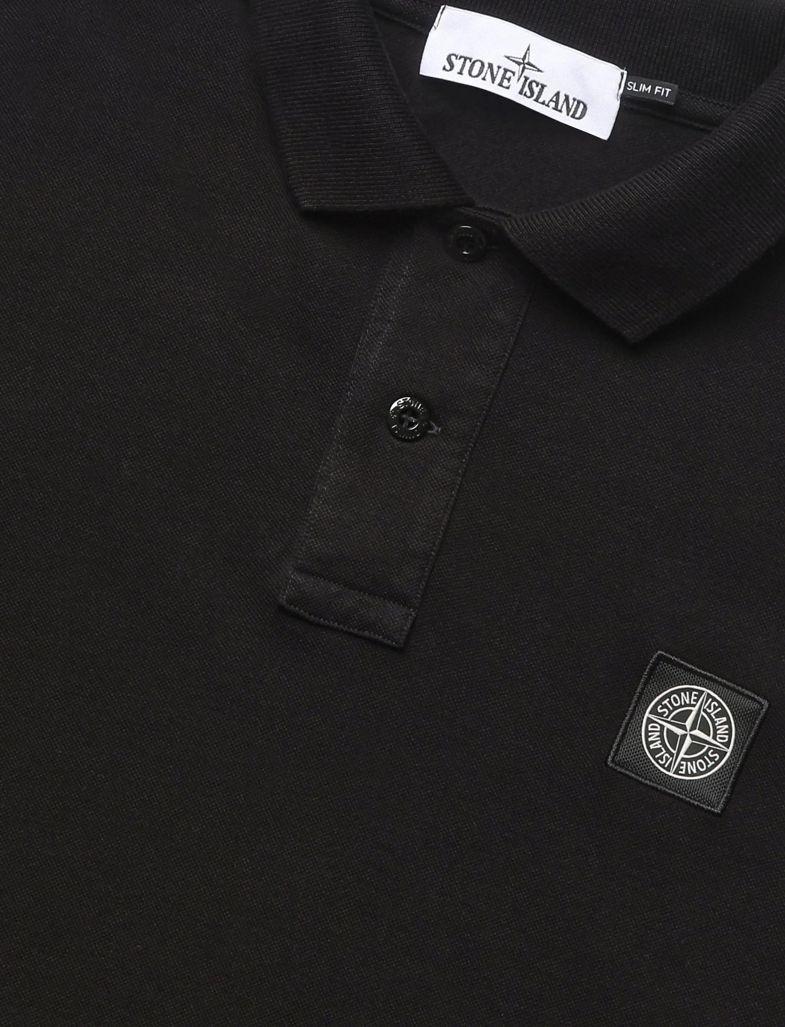 Stone Island - Men's Black Polo Shirt - black - 2