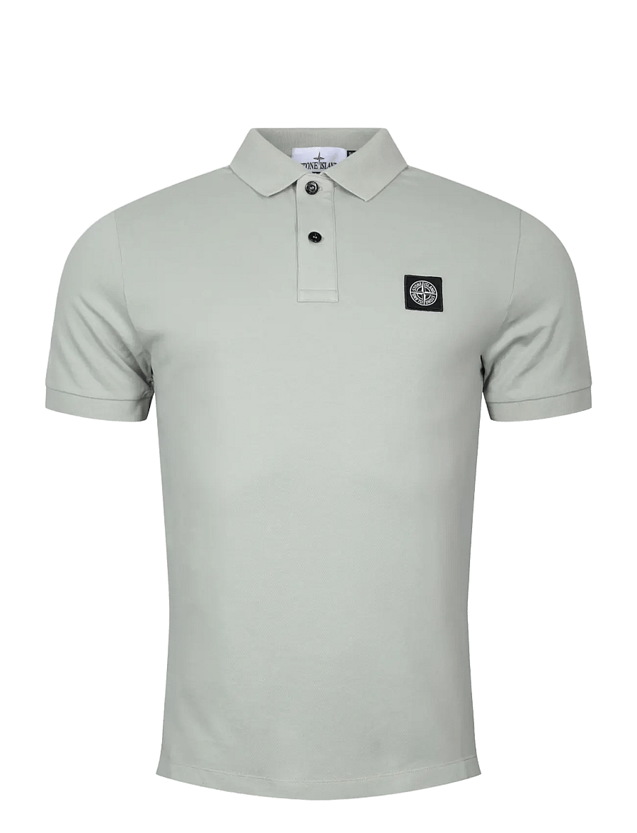 Stone Island - Pique Polo Shirt - kurzärmelig - green - 0