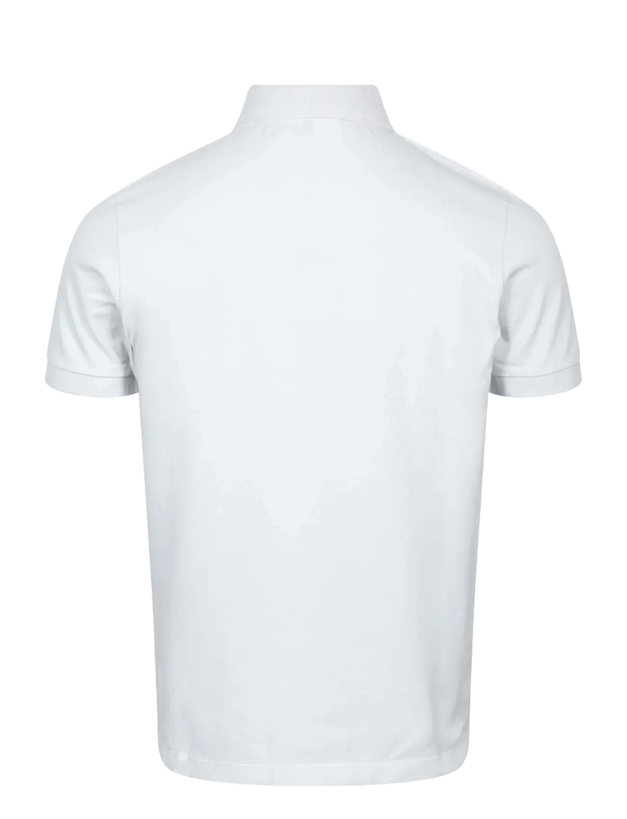 Stone Island - Pique Polo Shirt - kurzärmelig - white - 1