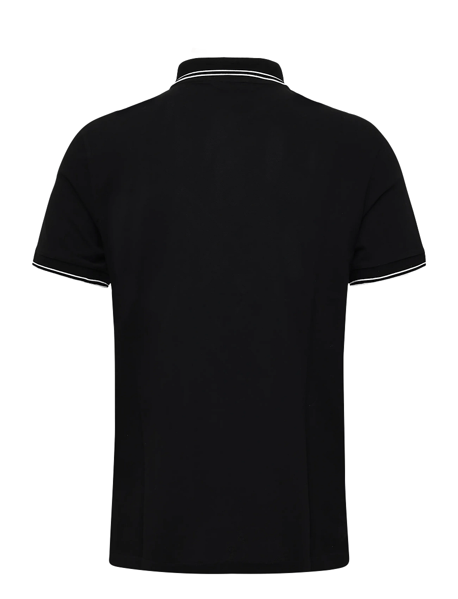 Stone Island - Organic Cotton Polo - kortärmade pikéer - black - 1