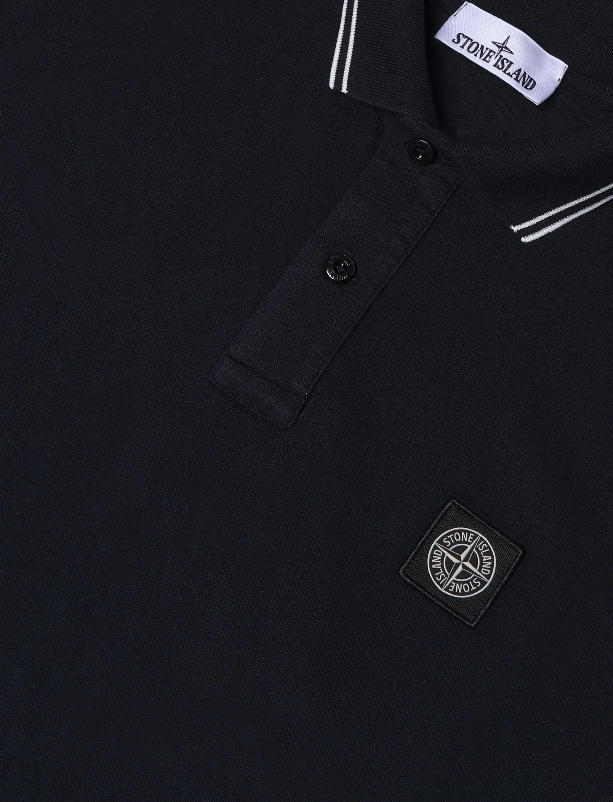Stone Island - Organic Cotton Polo - kurzärmelig - blue - 2