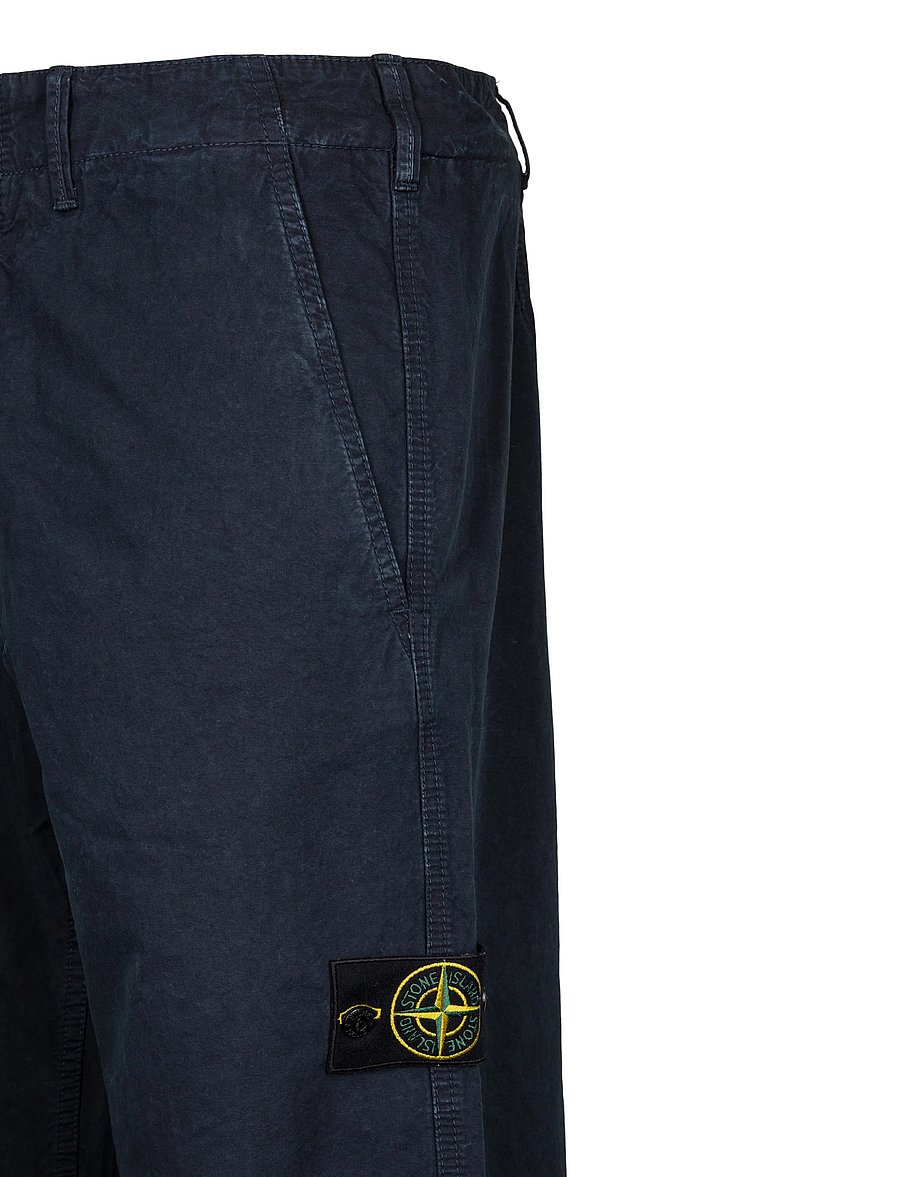 Stone Island - Chino Trousers - chinos - blue - 2