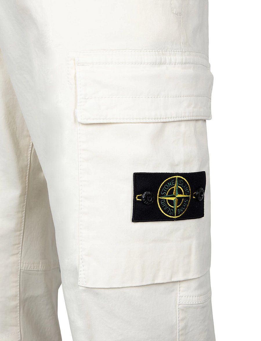 Stone Island - Cargo Trousers - cargohosen - creme - 2