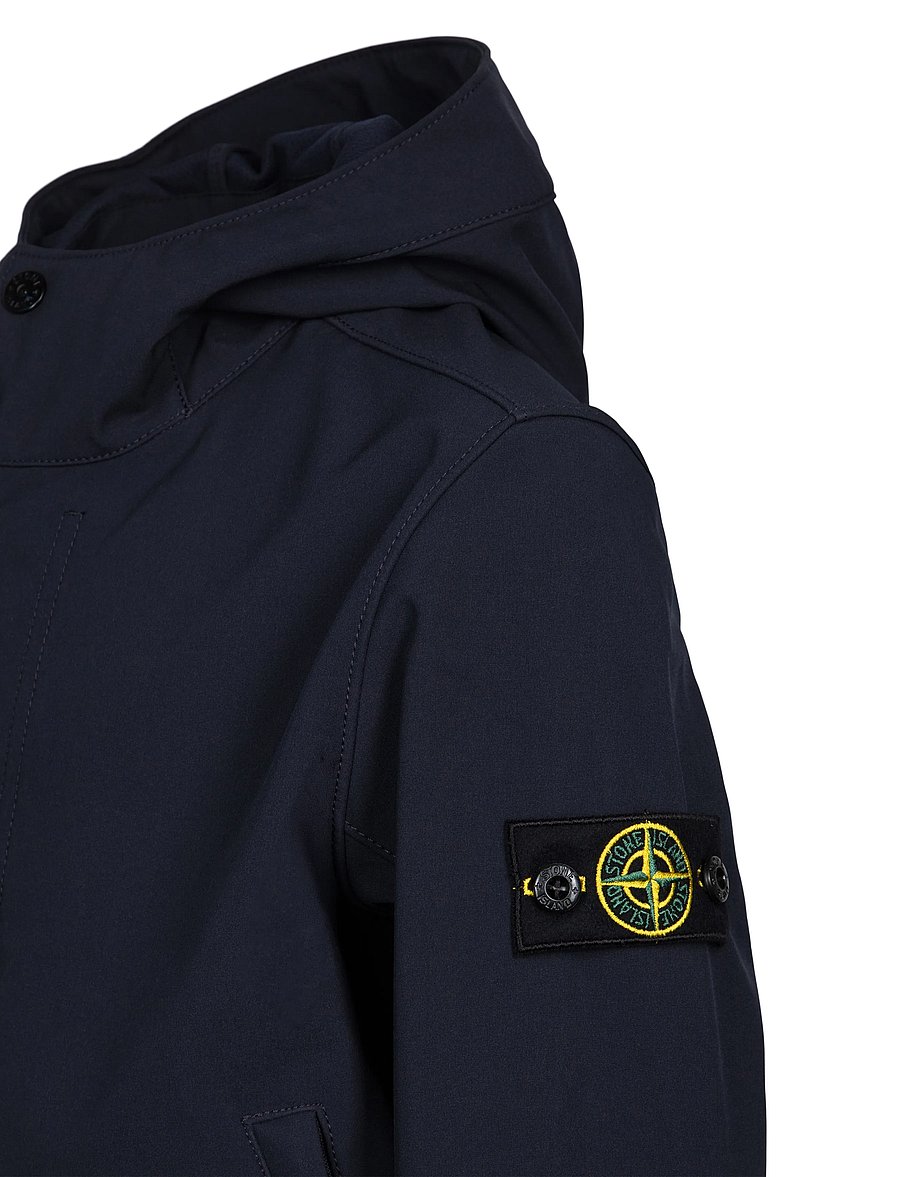 Stone Island - Kids Jacket - softshell-jacken - blue - 2