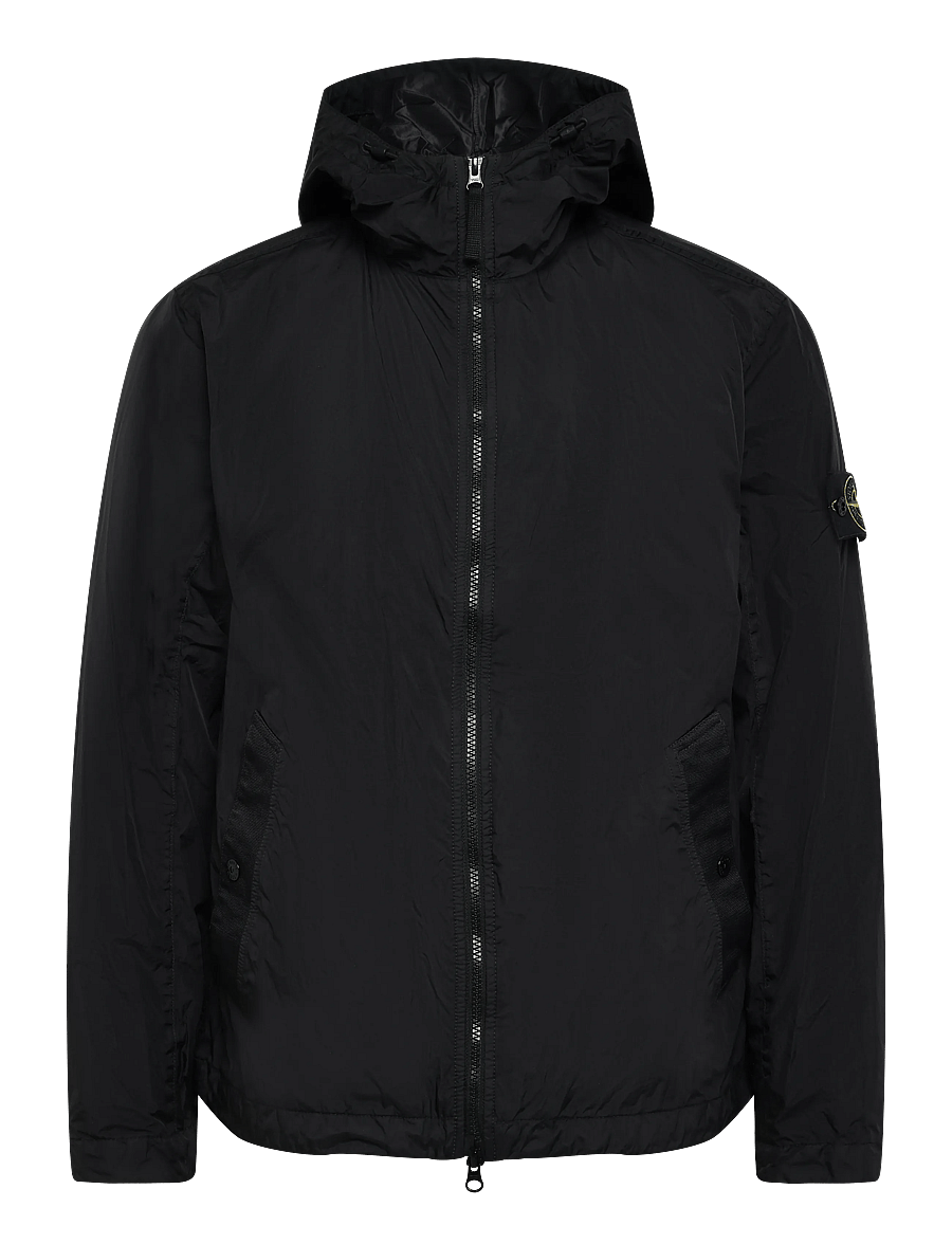 Stone Island - Hooded Jacket - fall jackets - black - 0