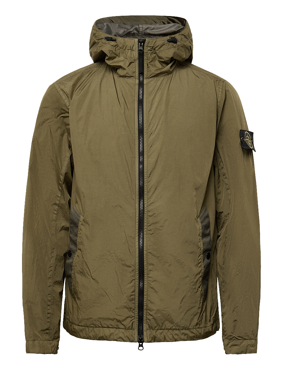 Stone Island - Hooded Jacket - herbstjacken - green - 0