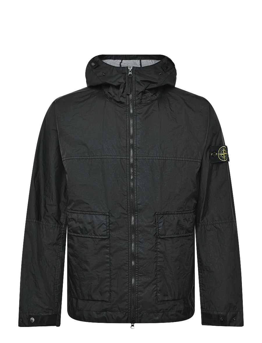 Stone Island - Membrana 3L TC Hooded Jacket - höstjackor - black - 0