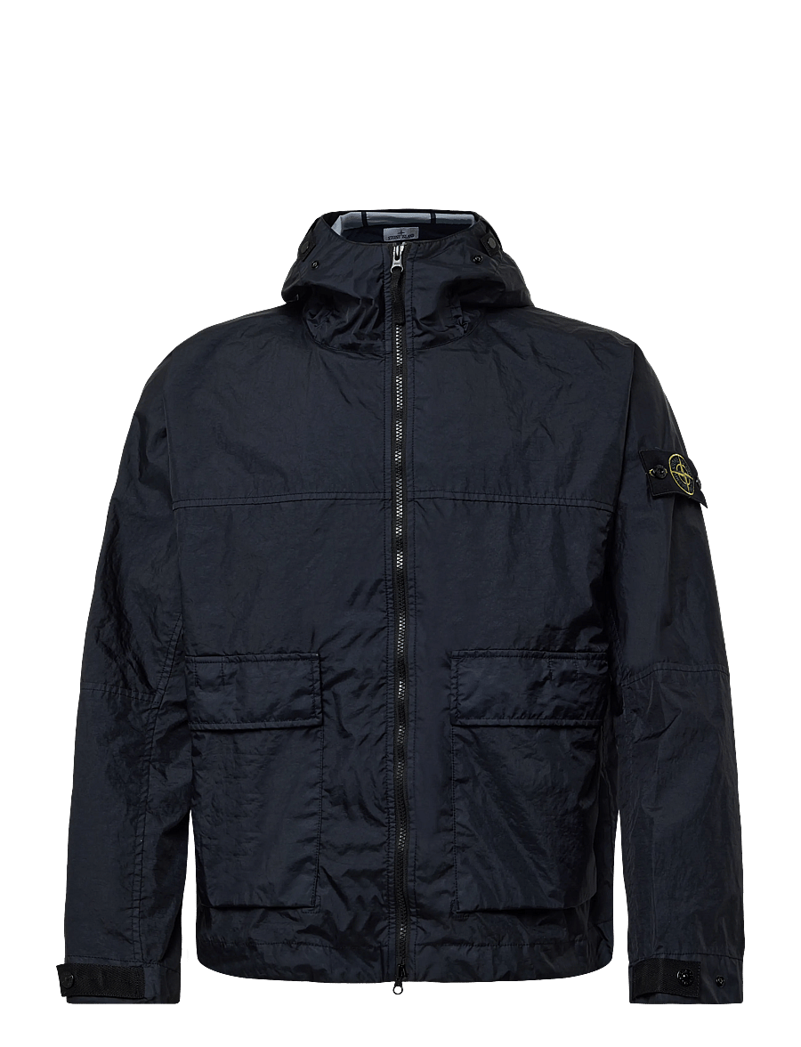 Stone Island - Membrana 3L TC Hooded Jacket - fall jackets - blue - 0