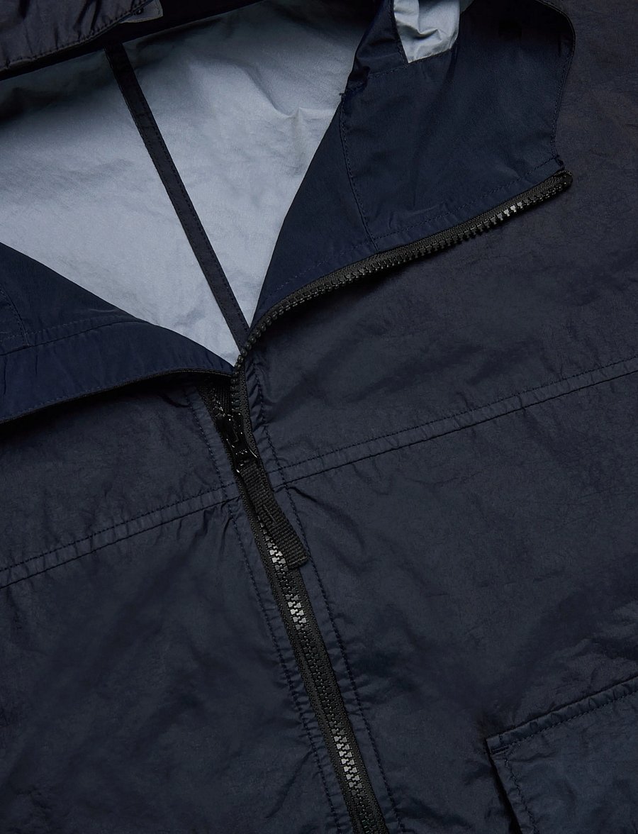 Stone Island - Membrana 3L TC Hooded Jacket - fall jackets - blue - 2