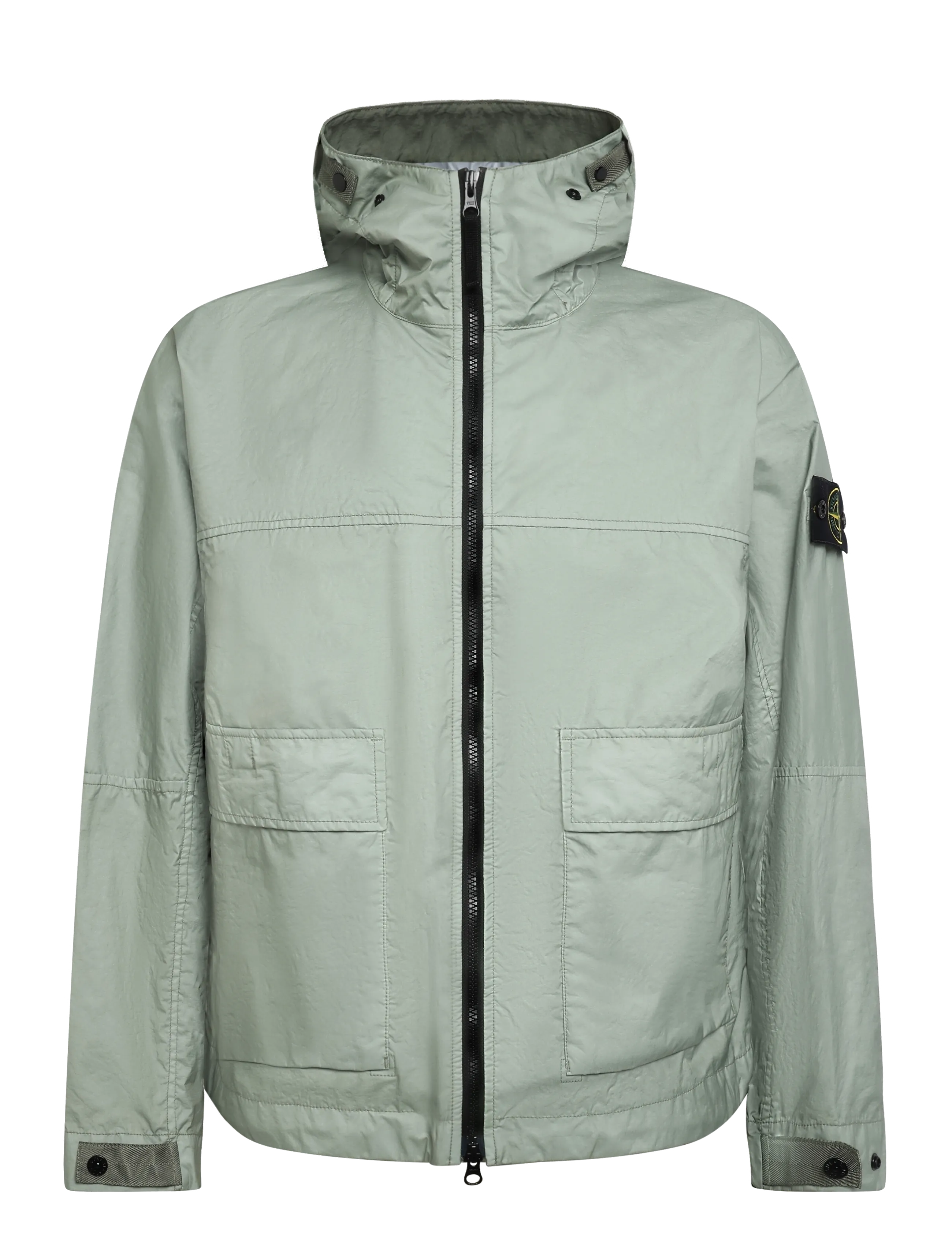 Stone Island Membrana 3L TC Hooded Jacket - Kläder - GREEN / green