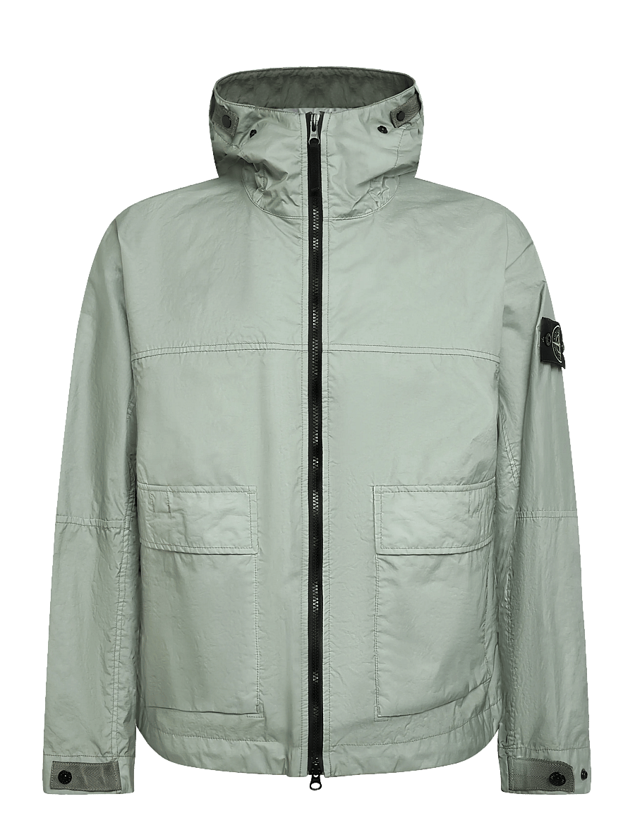 Stone Island - Membrana 3L TC Hooded Jacket - höstjackor - green - 0