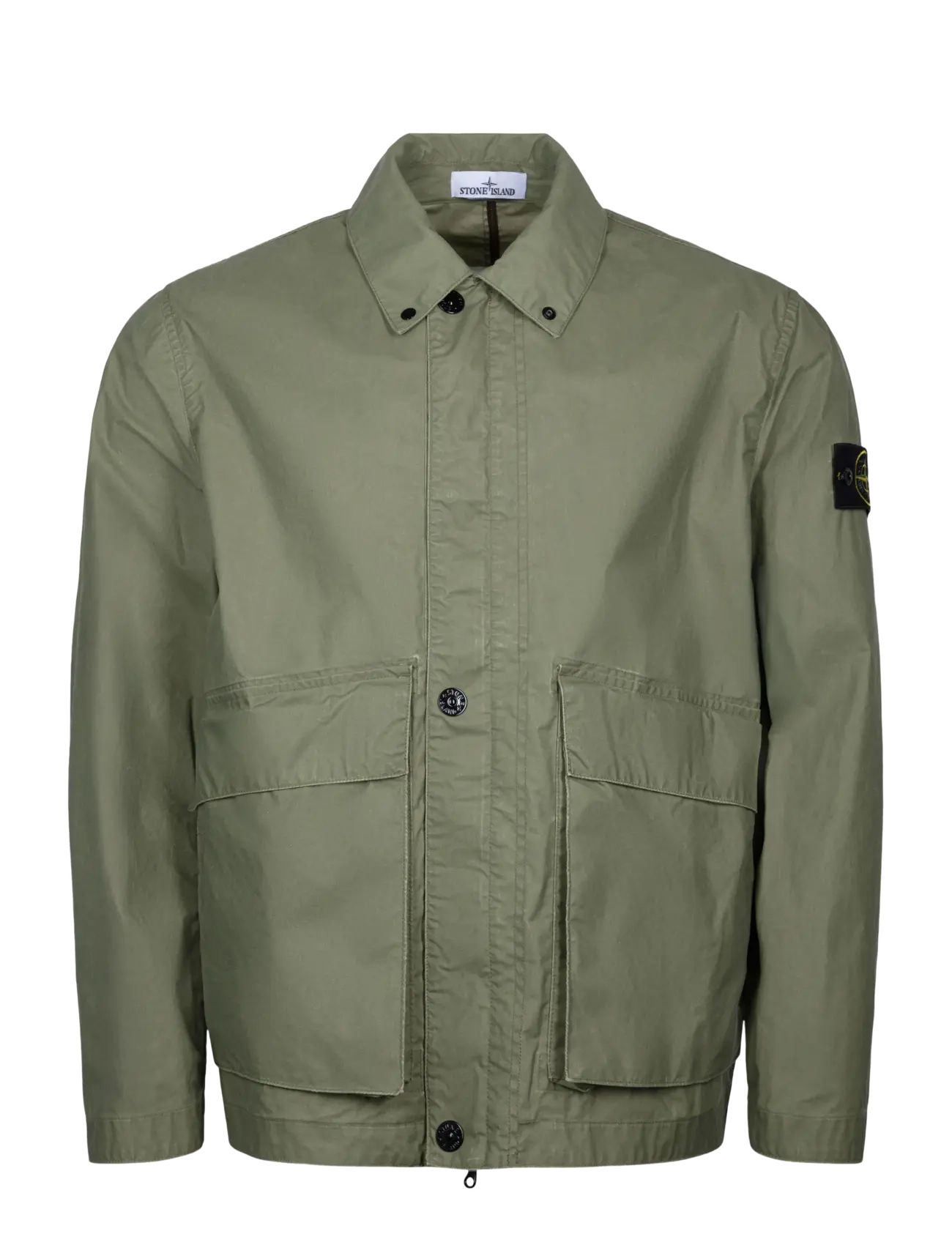 Stone Island Overjacket Tela - Stone Island - GREEN / khaki/green