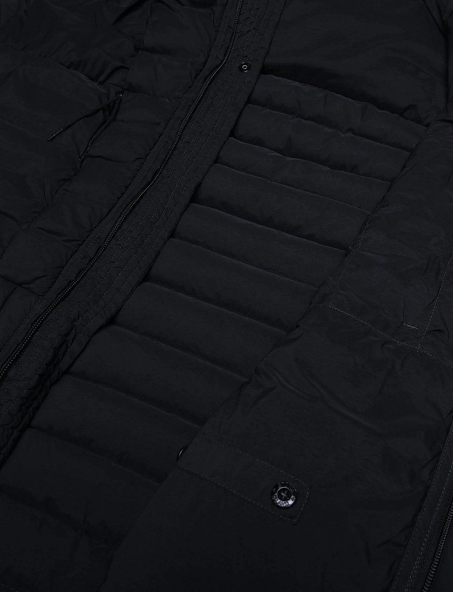 Stone Island - Seamless Tunnel Nylon Down Jacket - winter jackets - black - 5
