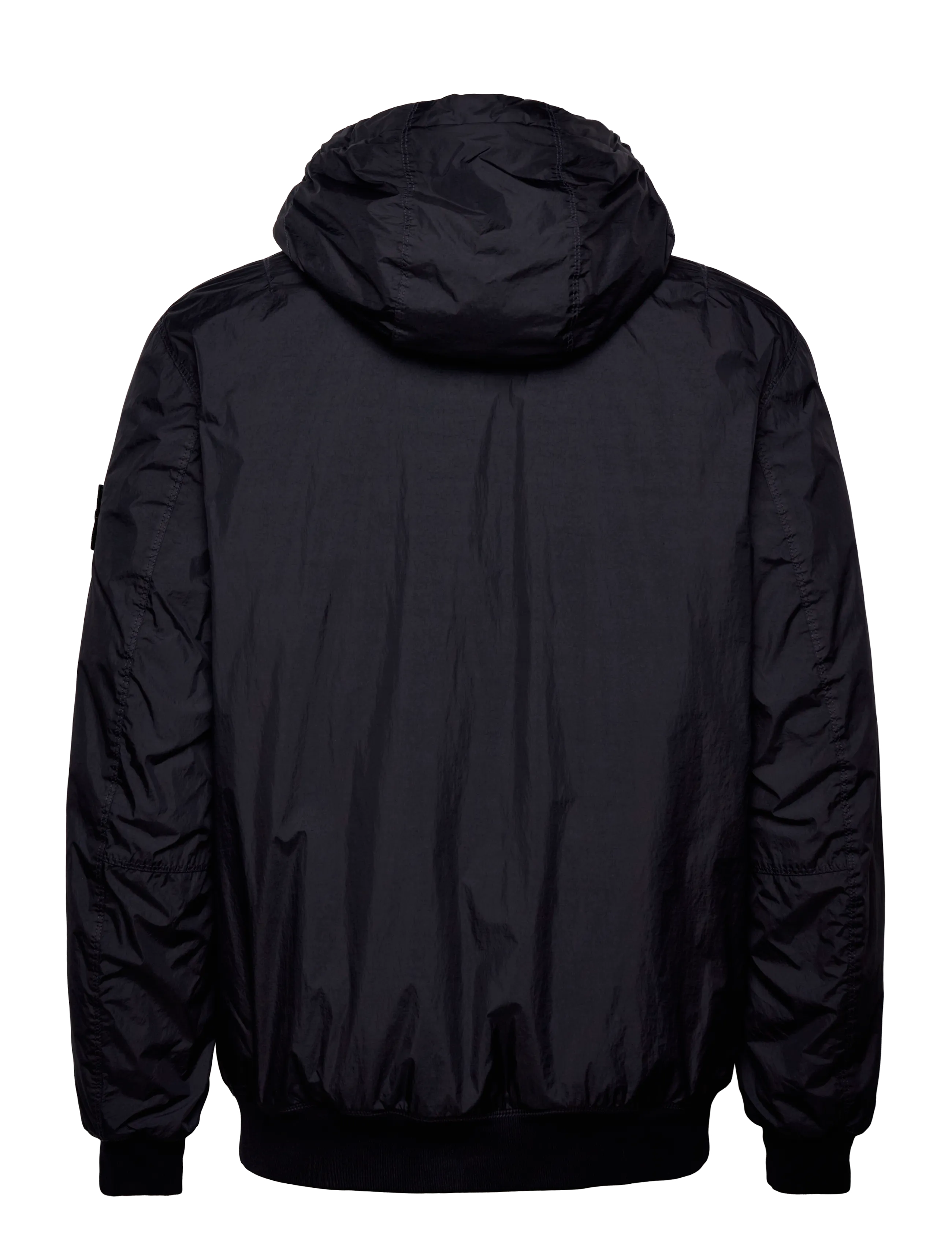 Stone Island - Crinkle Reps NY hooded Jacket - fall jackets - blue - 1