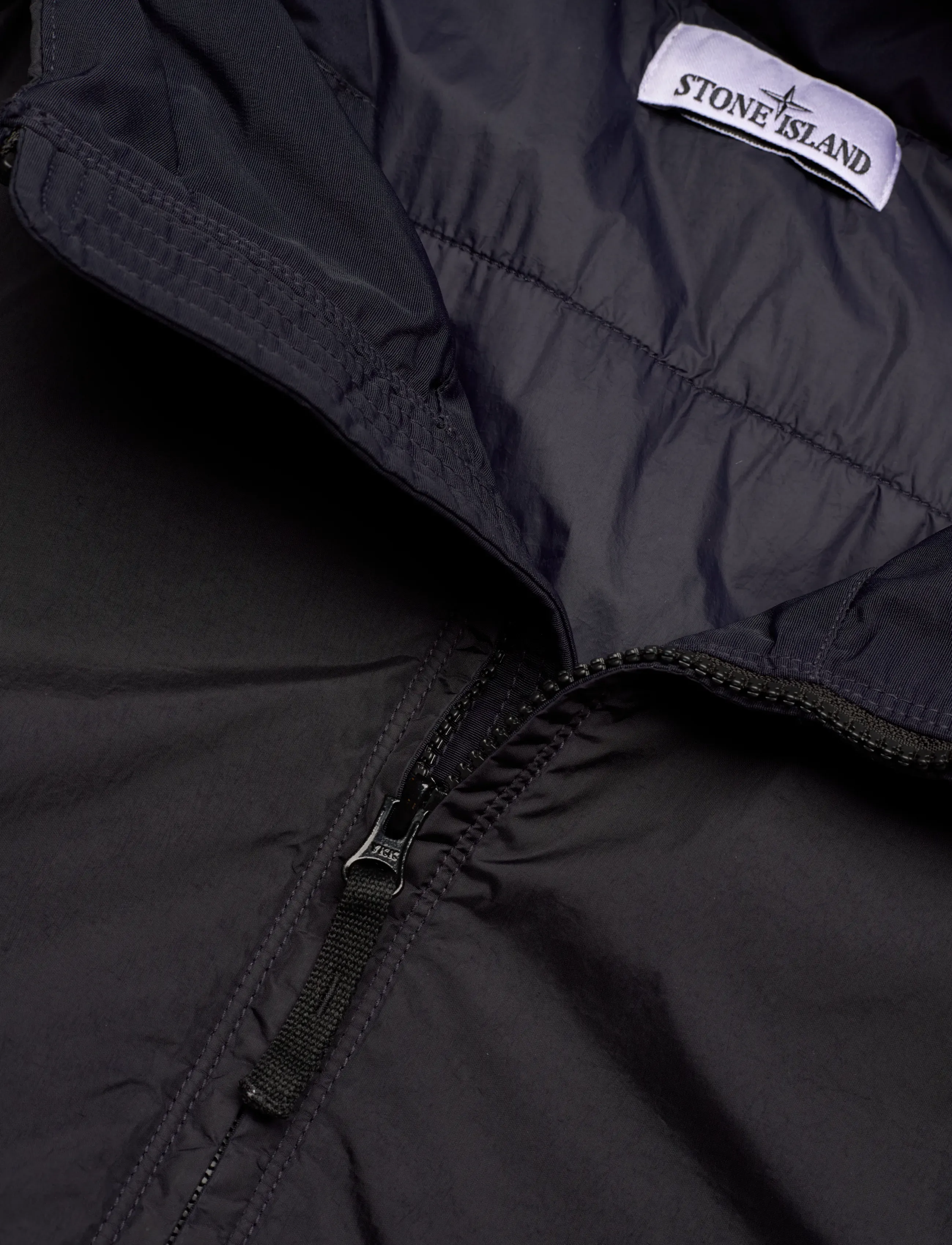 Stone Island - Crinkle Reps NY hooded Jacket - fall jackets - blue - 2