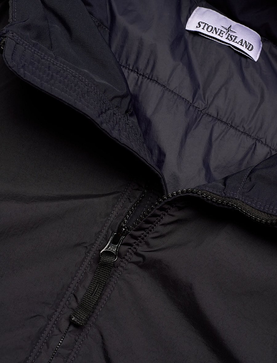 Stone Island - Crinkle Reps NY hooded Jacket - fall jackets - blue - 2