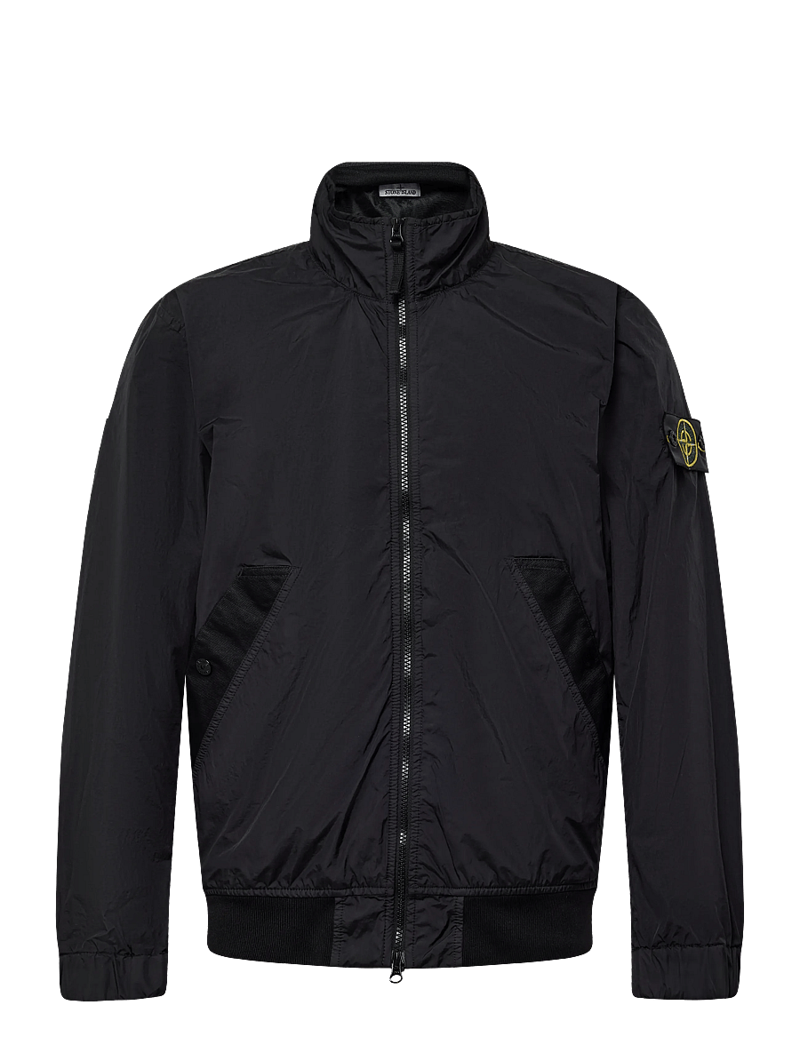 Stone Island - Crinkle Reps NY hooded Jacket - fall jackets - black - 0