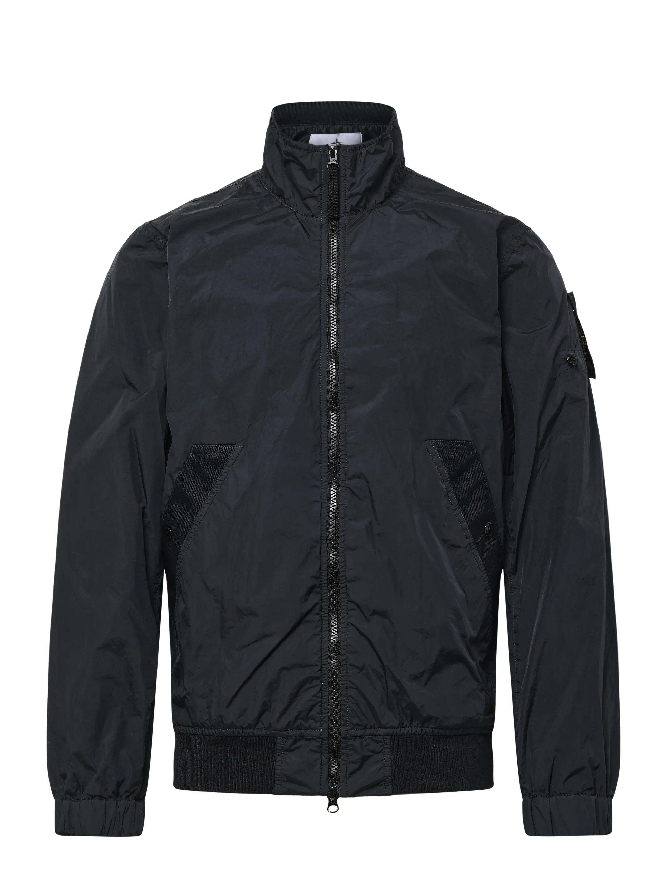 Stone Island Crinkle Reps NY hooded Jacket - Joped - BLUE / navy