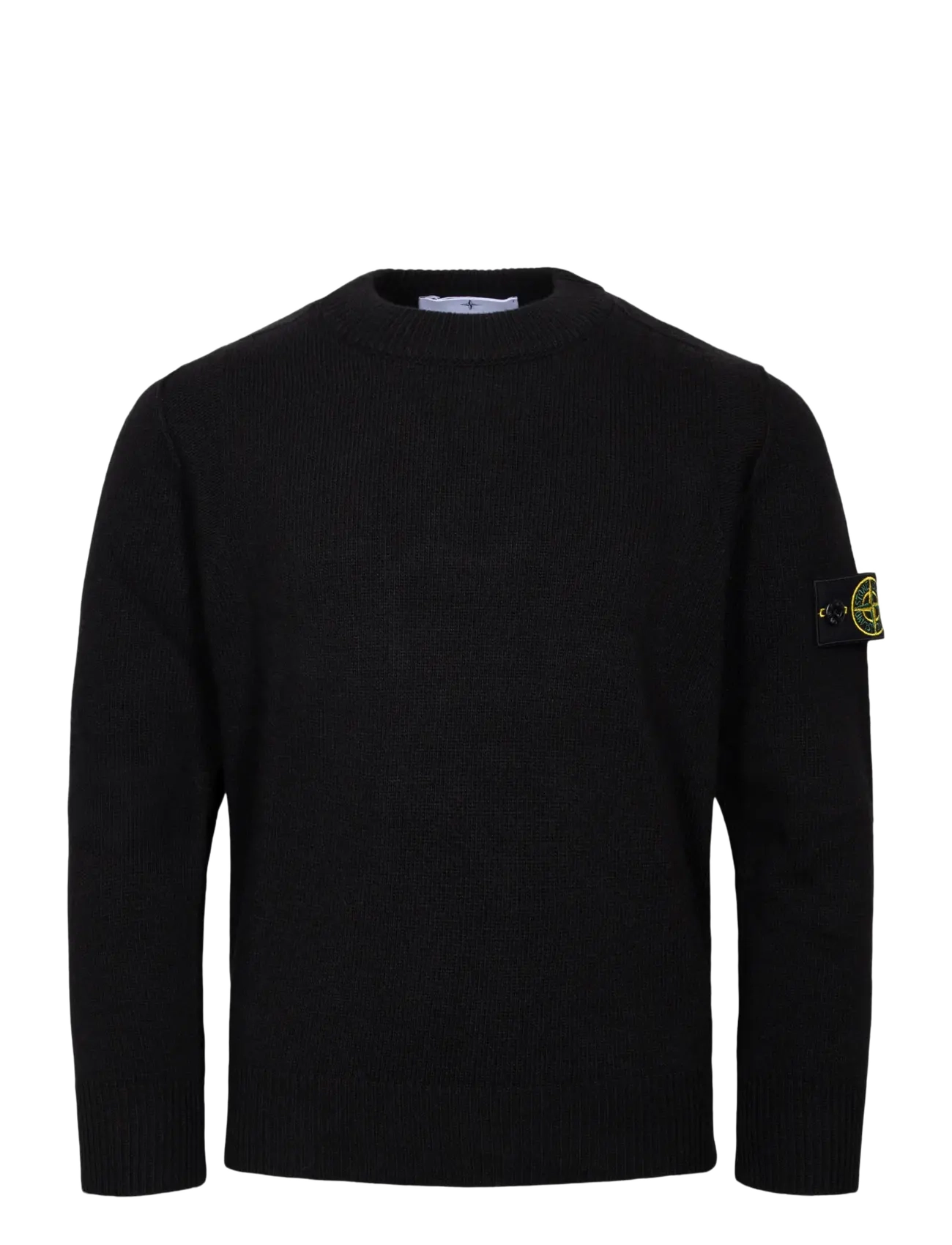 Stone Island Kids Junior Compass Patch Sweater - Drabužiai - BLACK / black
