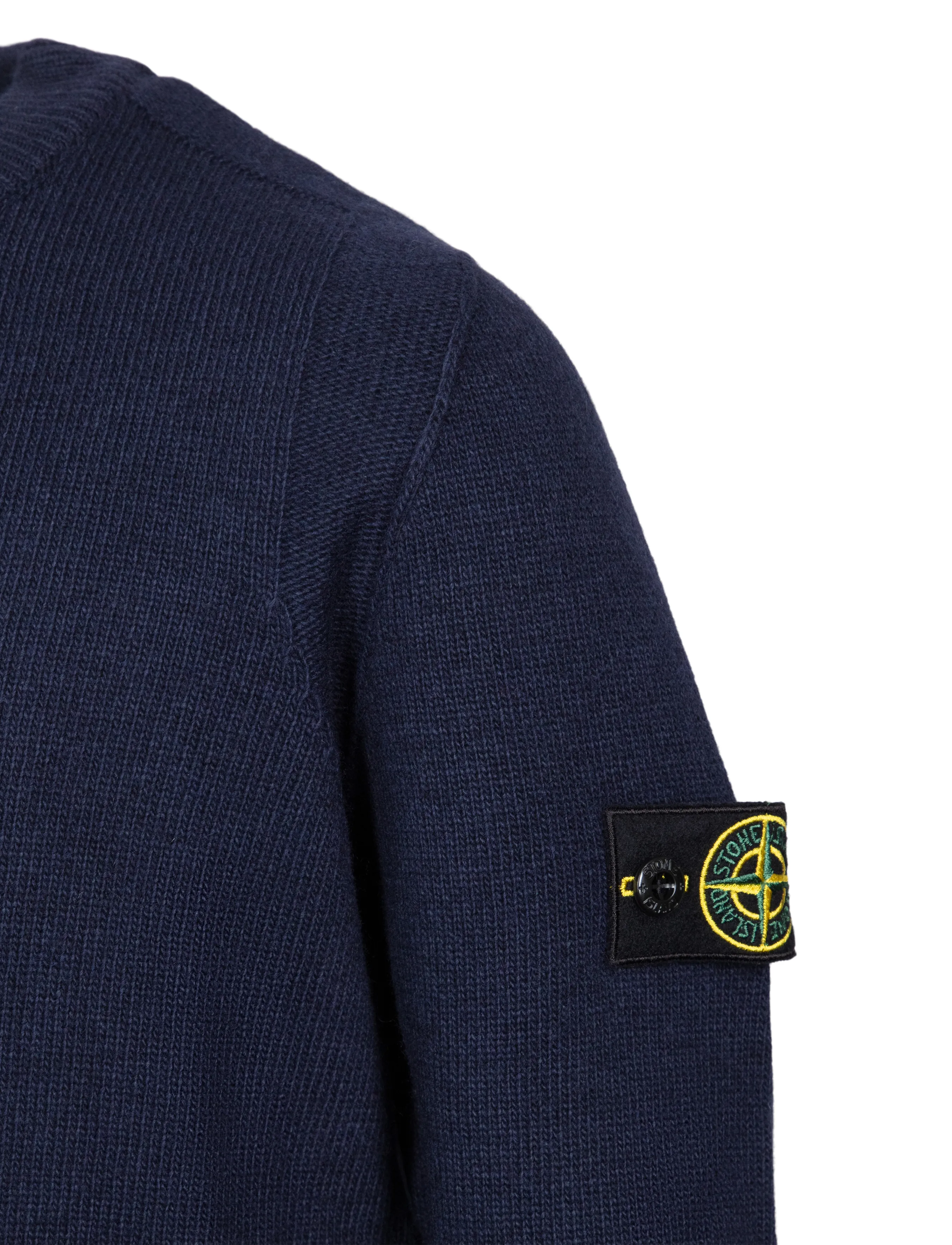 Stone Island - Kids Junior Compass Patch Sweater - trøjer - blue - 2