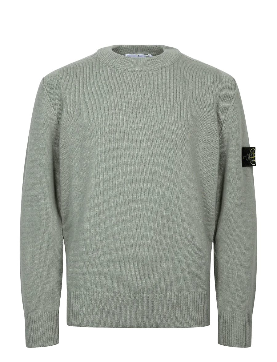 Stone Island - Kids Junior Compass Patch Sweater - pullover - grey - 0