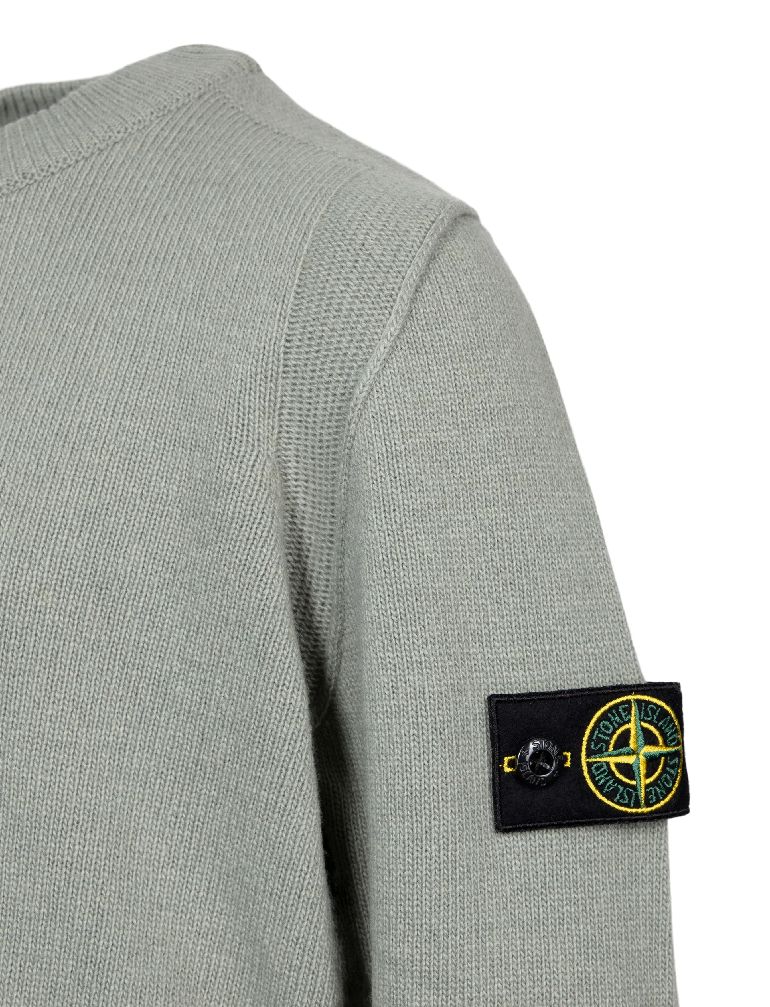 Stone Island - Kids Junior Compass Patch Sweater - trøjer - grey - 2