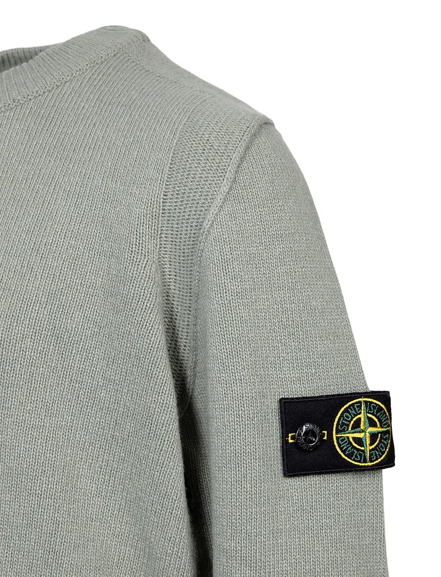 Stone Island - Kids Junior Compass Patch Sweater - pullover - grey - 2