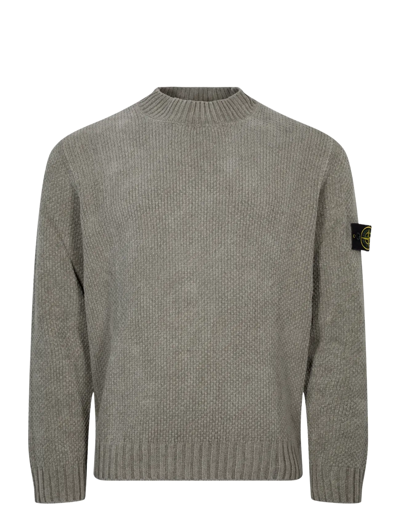Stone Island Mock Neck Pullover - Stone Island - BEIGE / beige