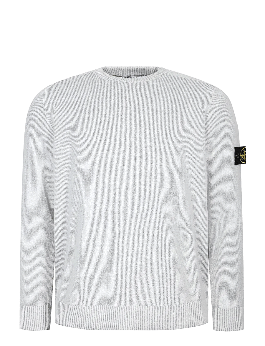 Stone Island - Crewneck Pullover - rundhals - pearl grey melange - 0