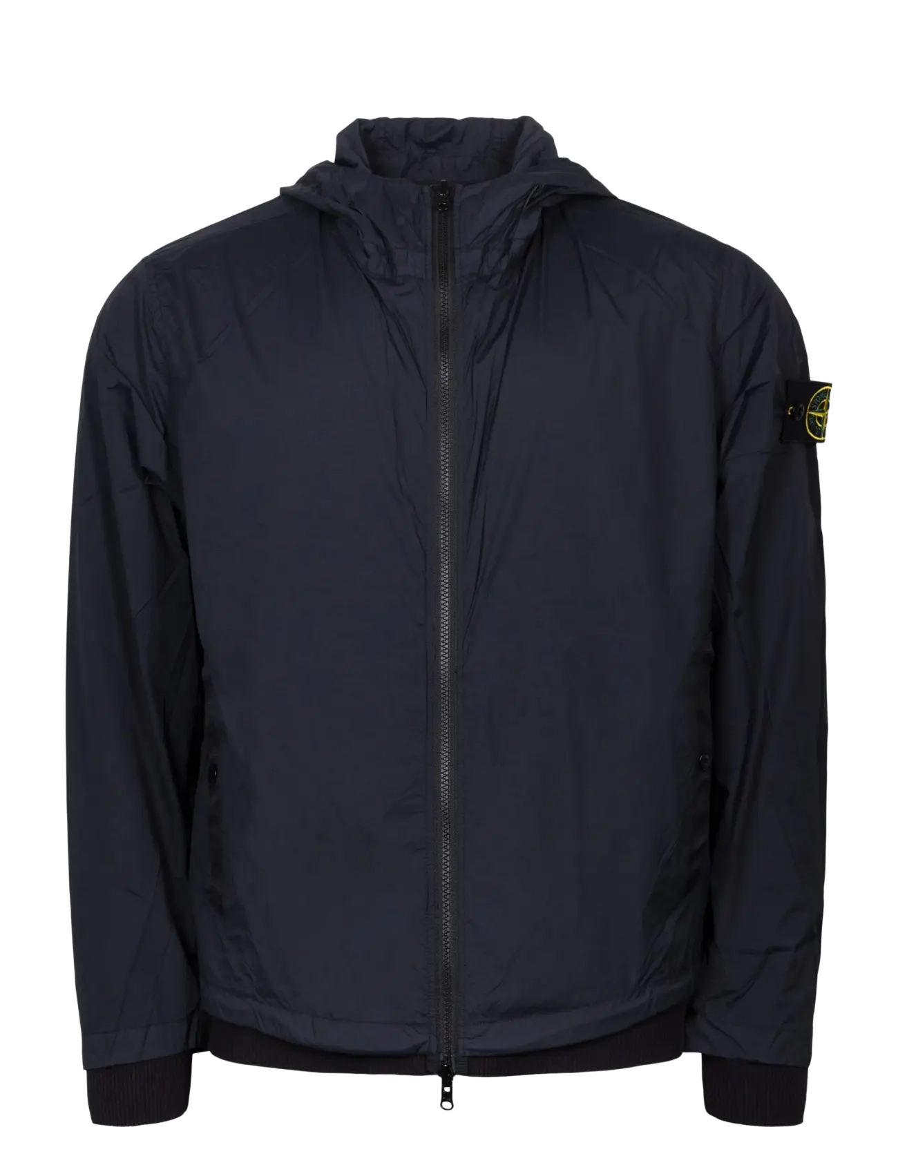 Stone Island - Zip-up Hooded Jacket - frühlingsjacken - blue - 2